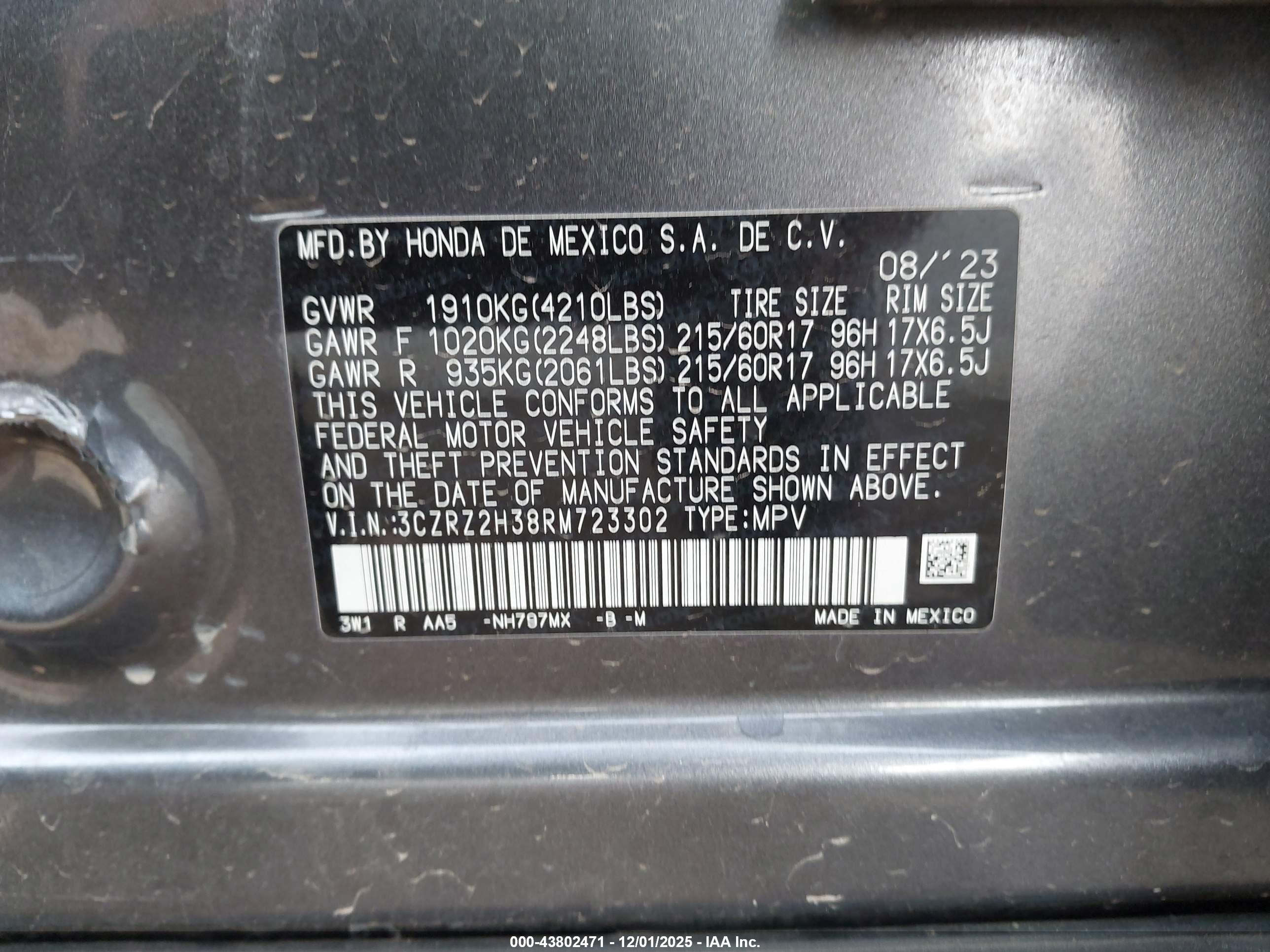 HONDA HR-V image 9