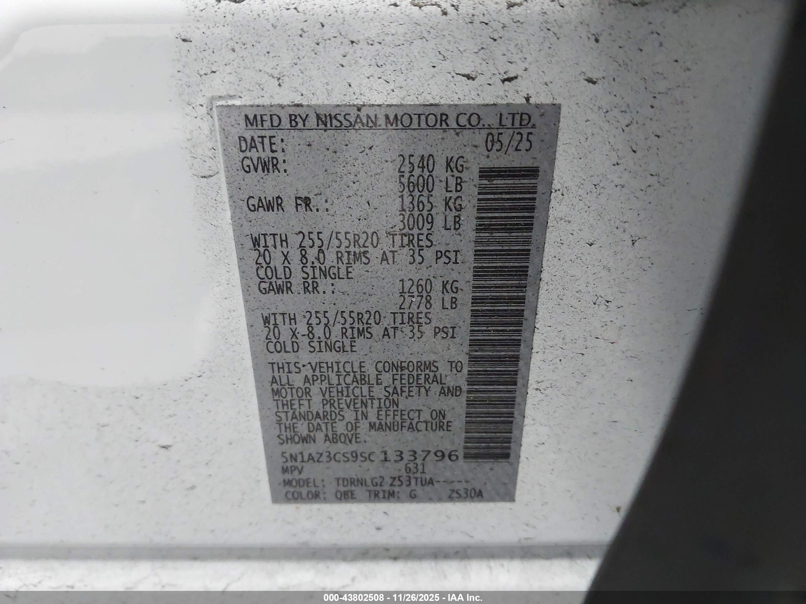 NISSAN MURANO image 9