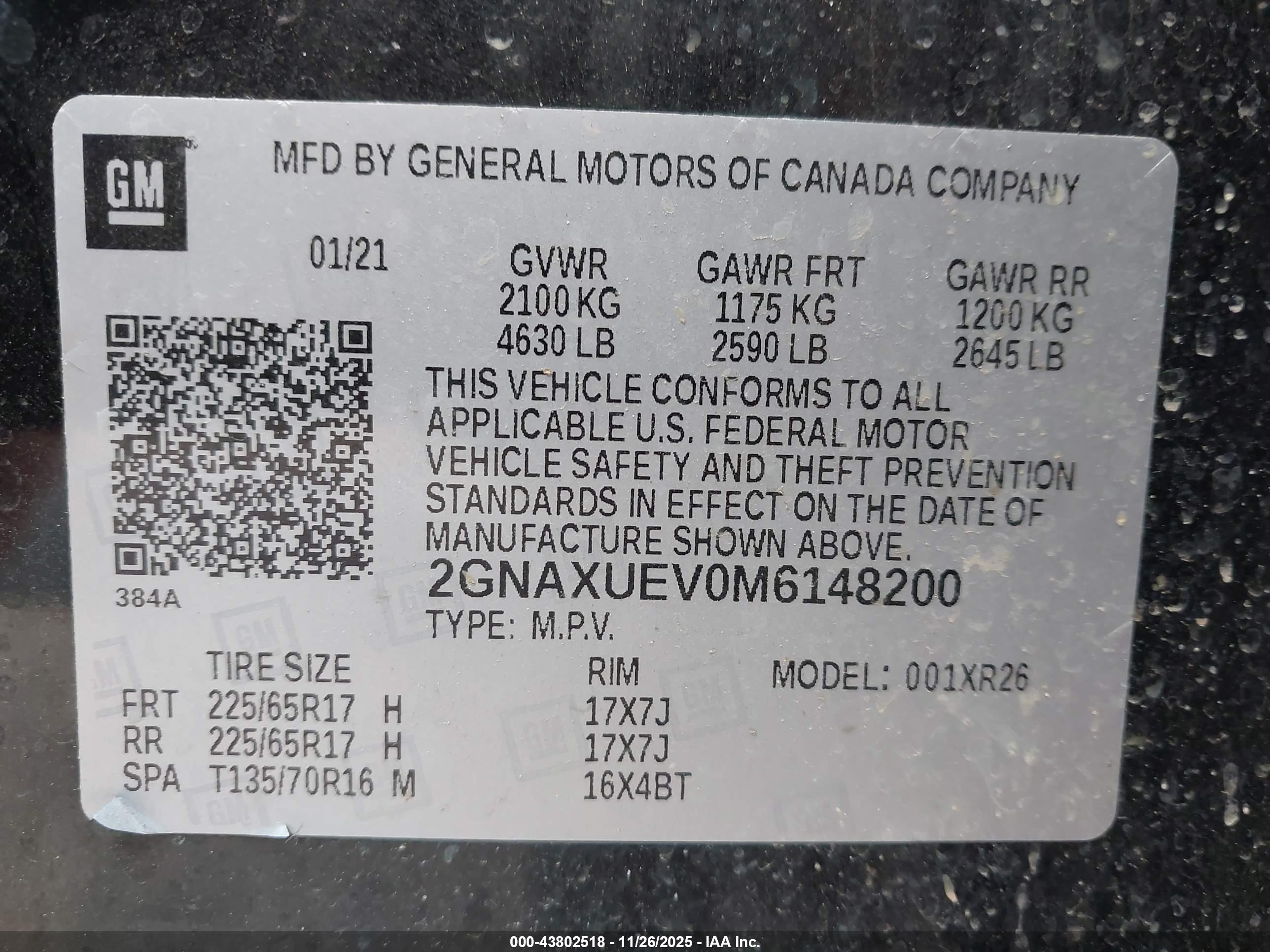 CHEVROLET EQUINOX image 9