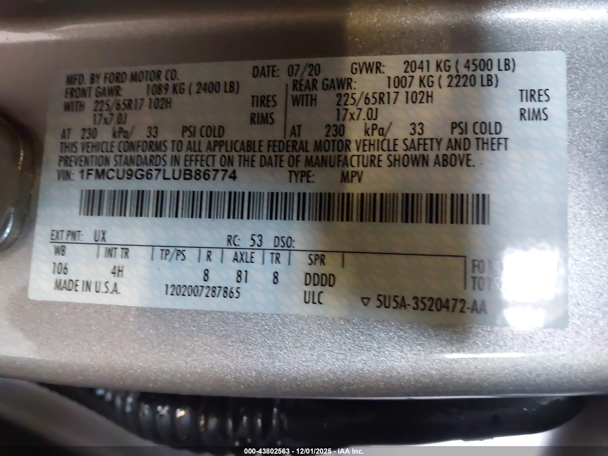 FORD ESCAPE image 9