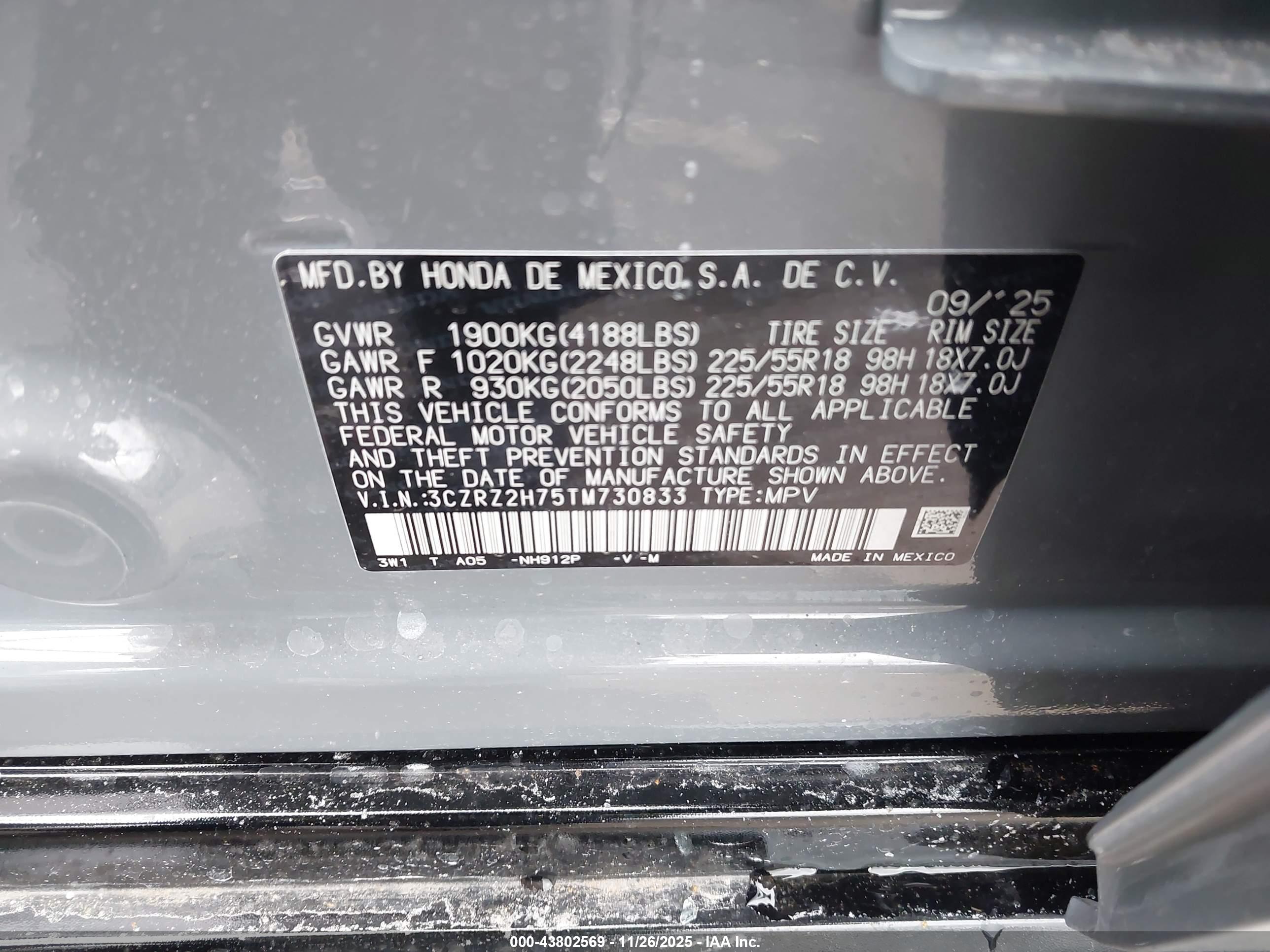 HONDA HR-V image 9