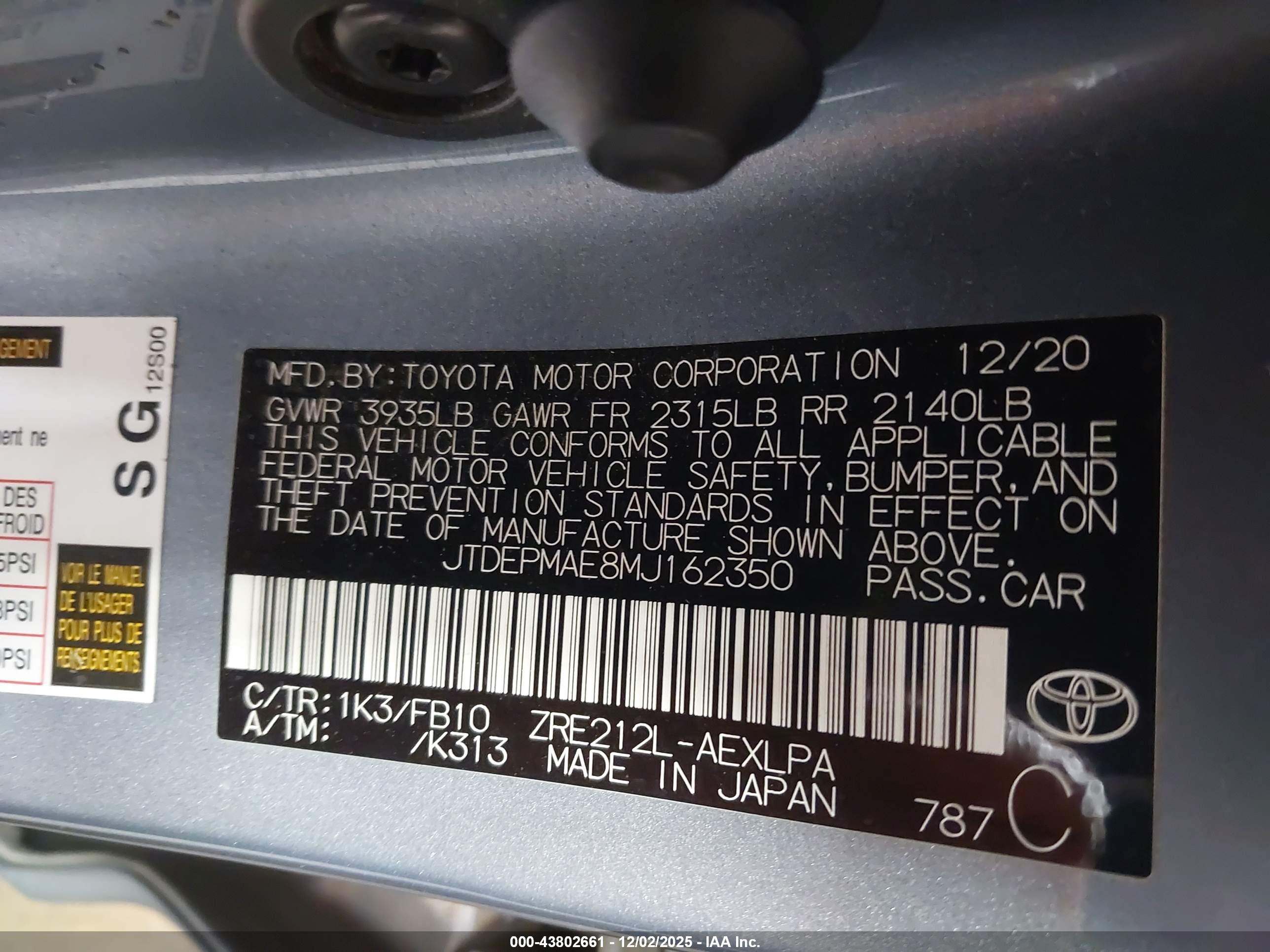 TOYOTA COROLLA image 9