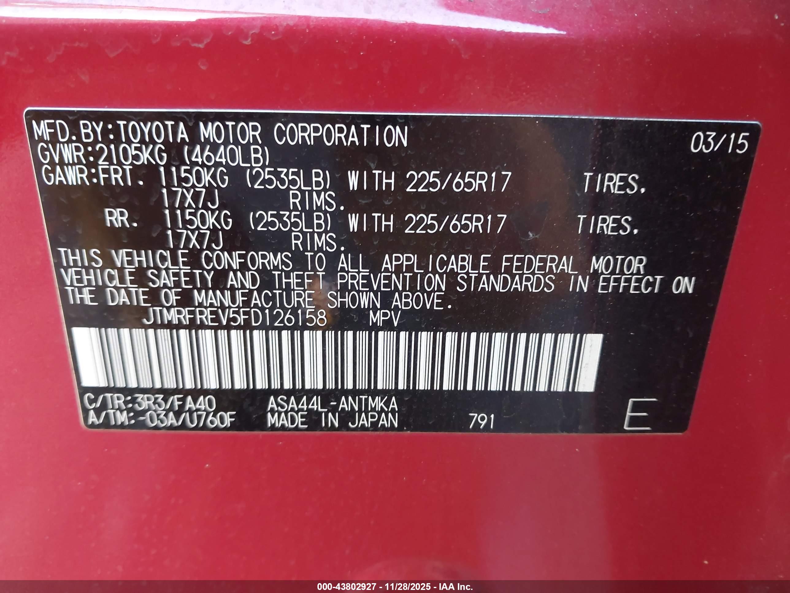 TOYOTA RAV4 image 9