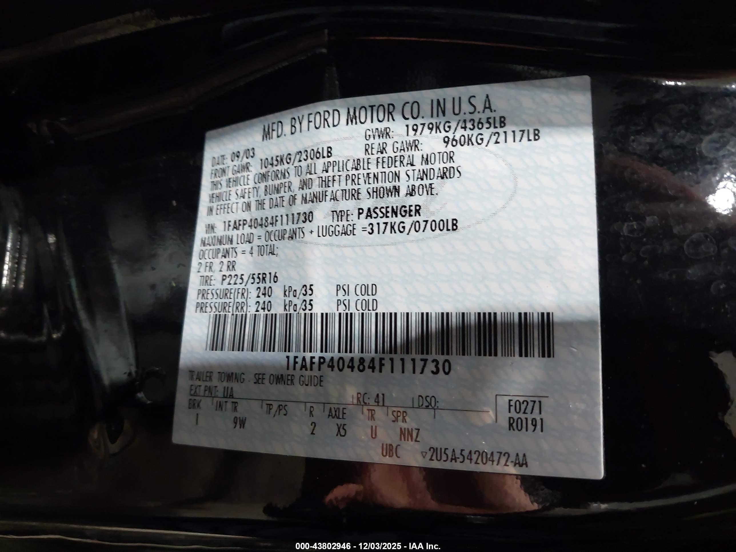 FORD MUSTANG image 9