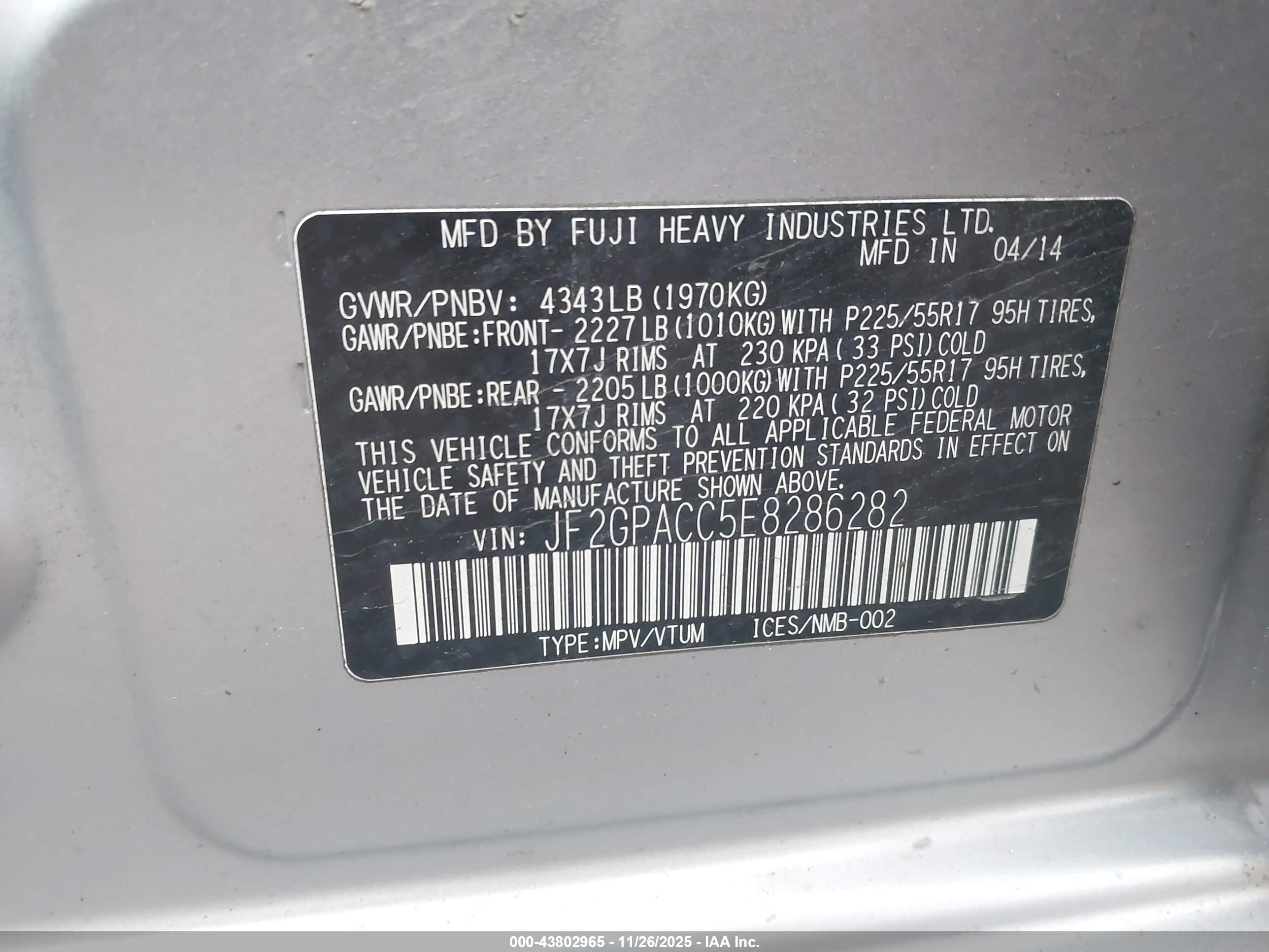 SUBARU XV image 9