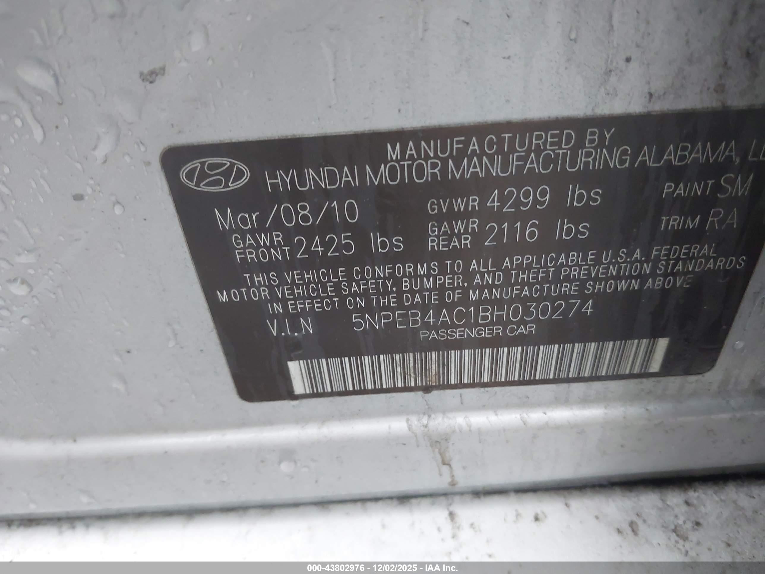 HYUNDAI SONATA image 9