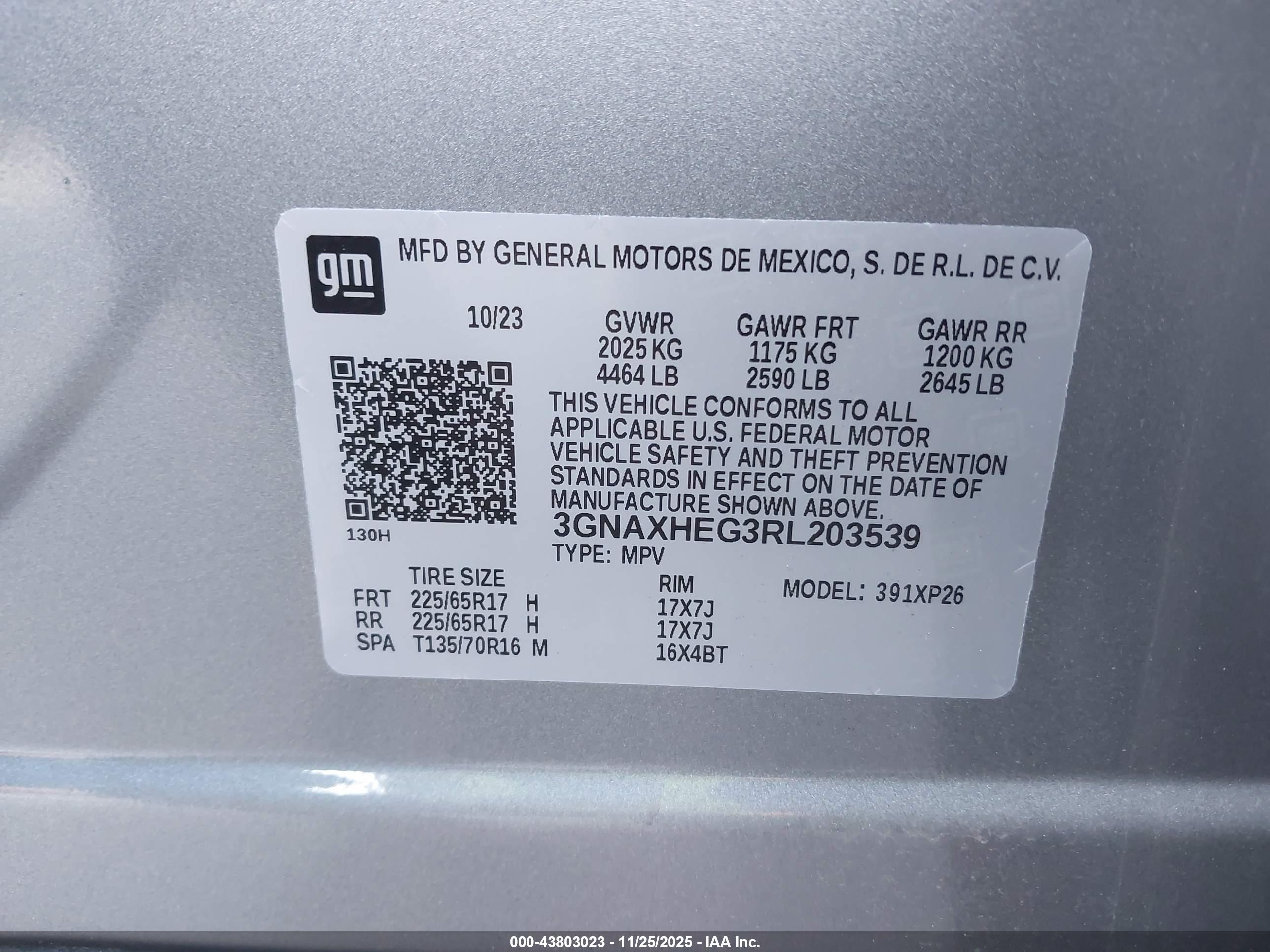 CHEVROLET EQUINOX image 9