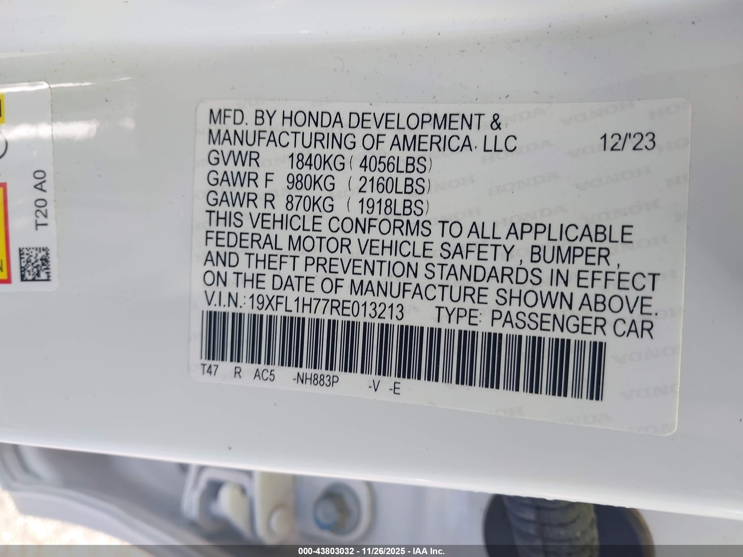 HONDA CIVIC image 9