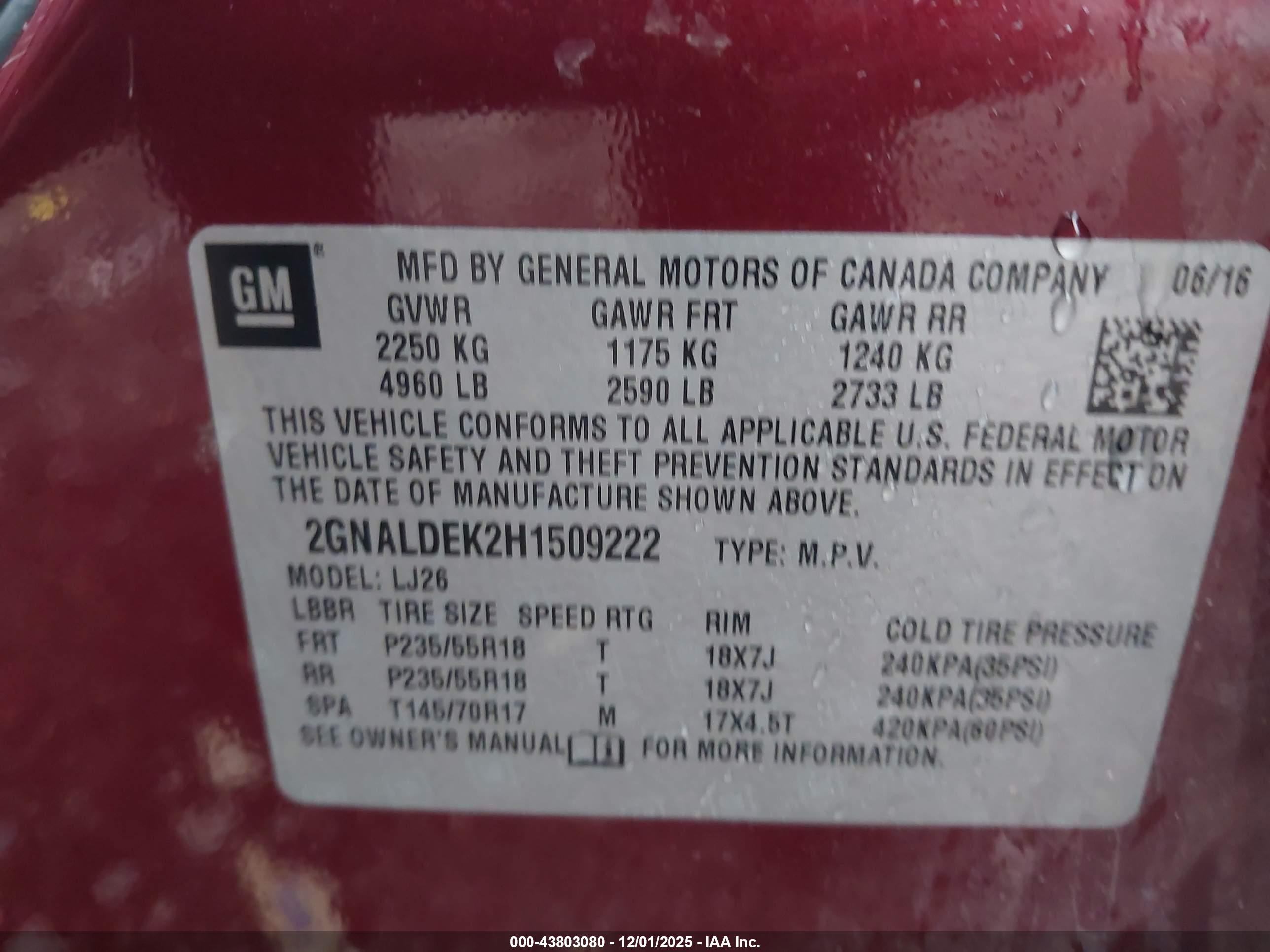 CHEVROLET EQUINOX image 9