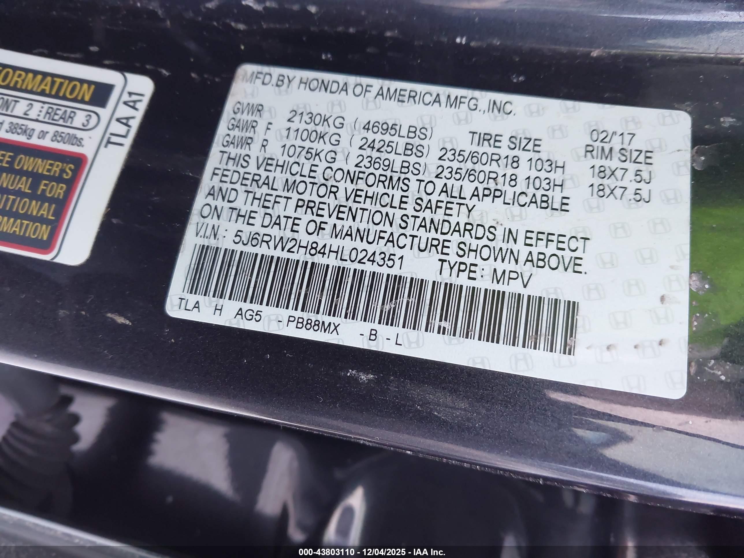 HONDA CR-V image 9