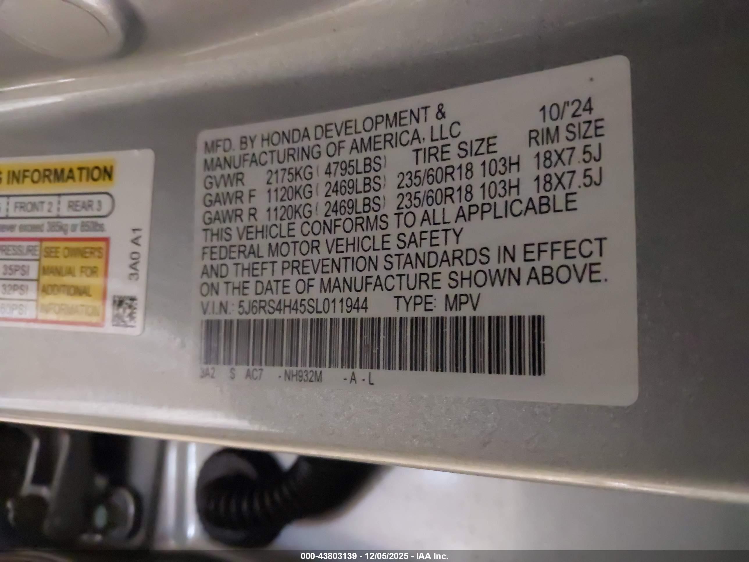 HONDA CR-V image 9