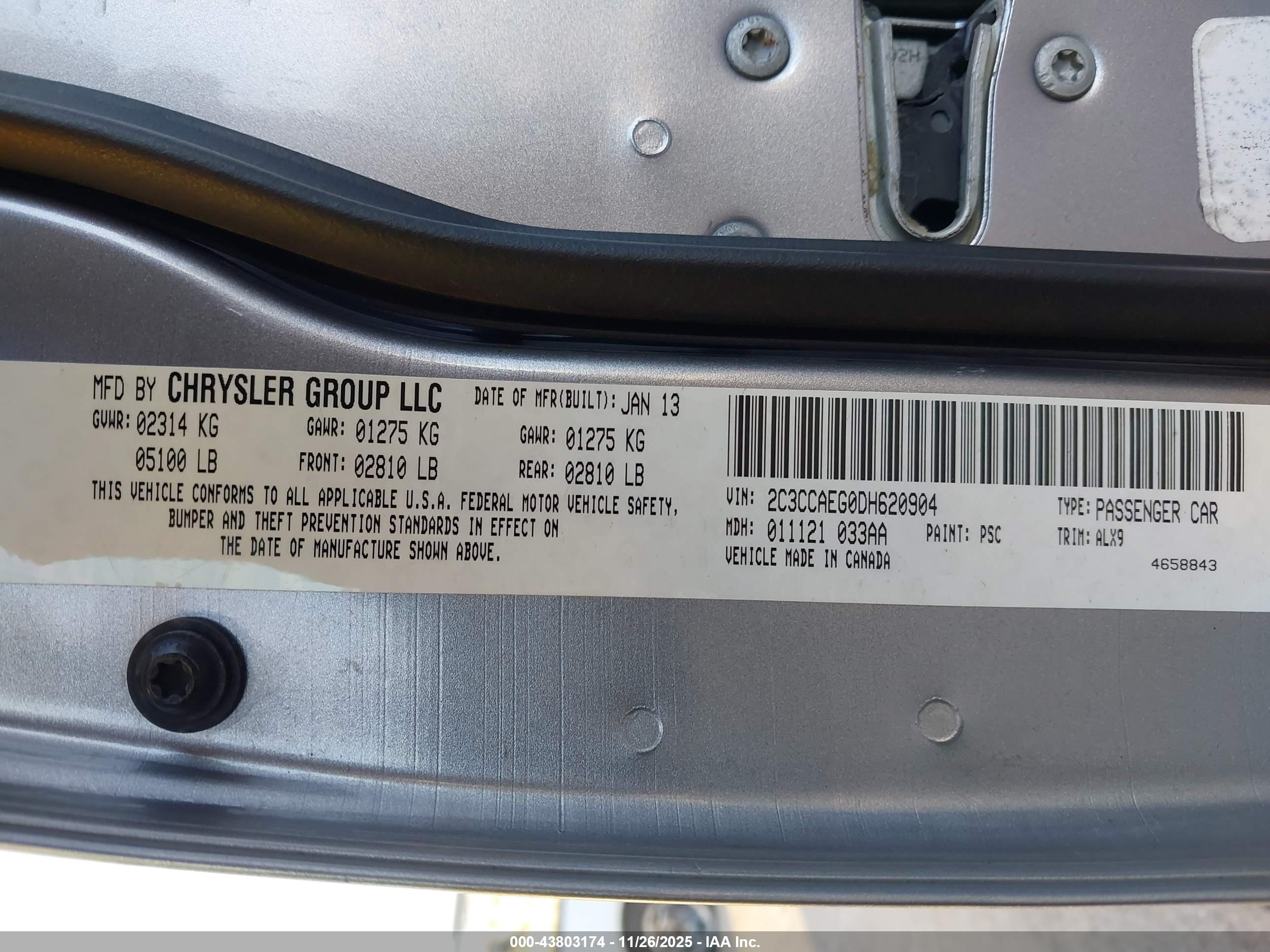 CHRYSLER 300C image 9