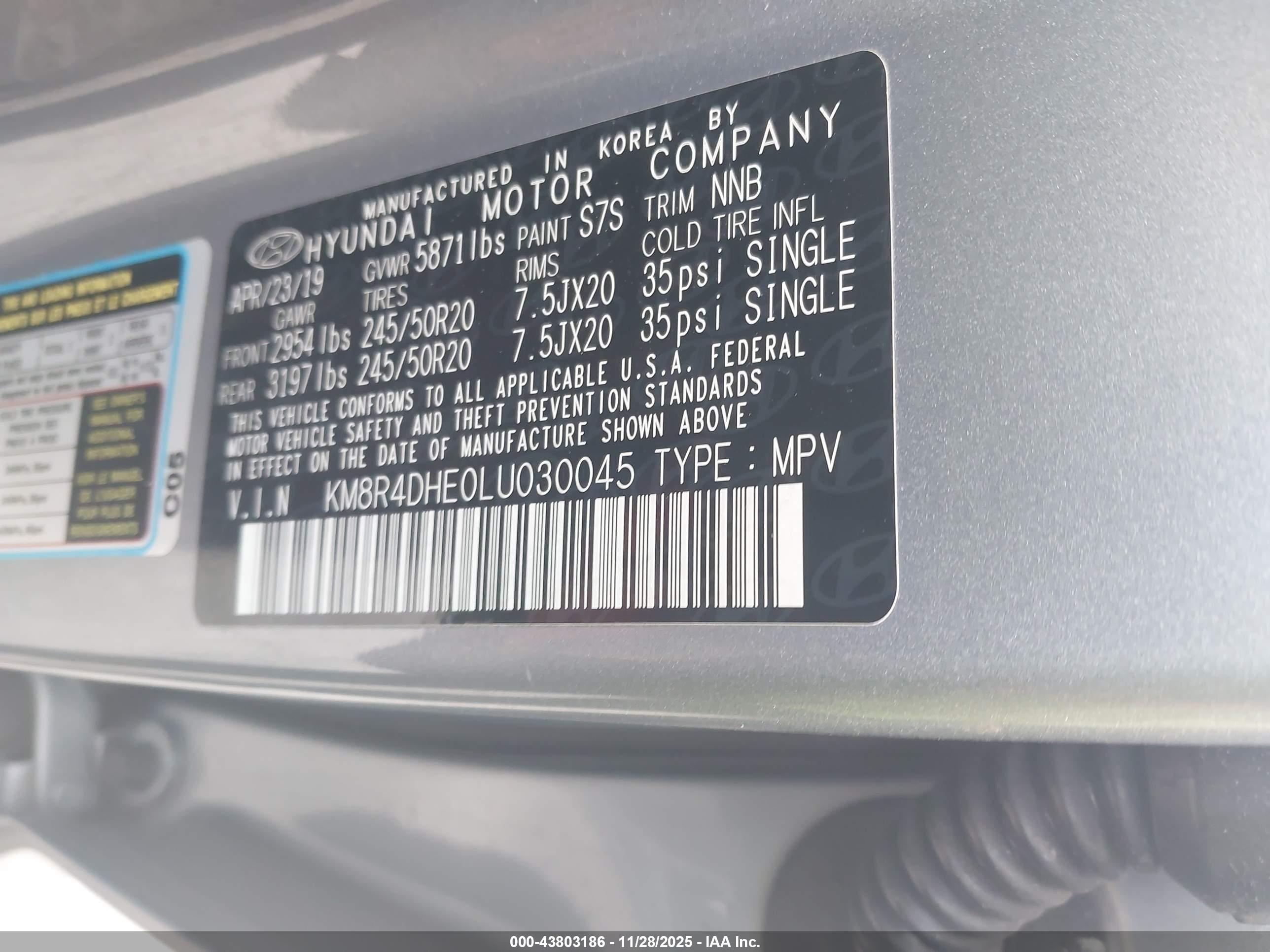 HYUNDAI PALISADE image 9