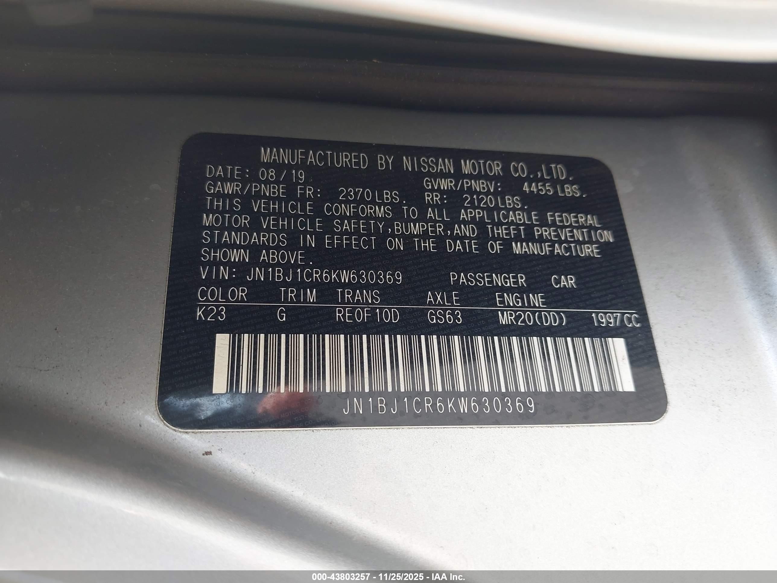 NISSAN ROGUE image 9