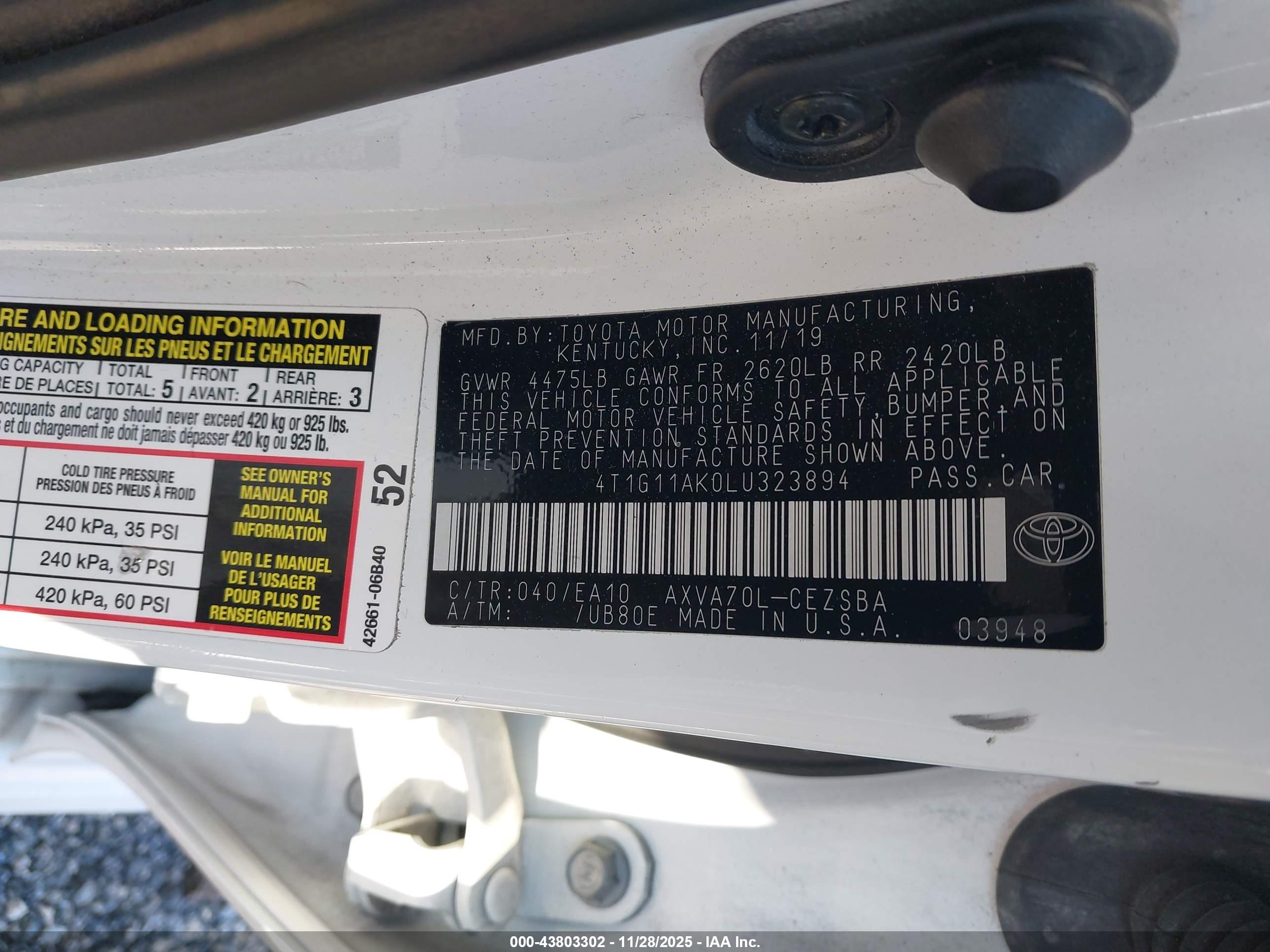 TOYOTA CAMRY image 9