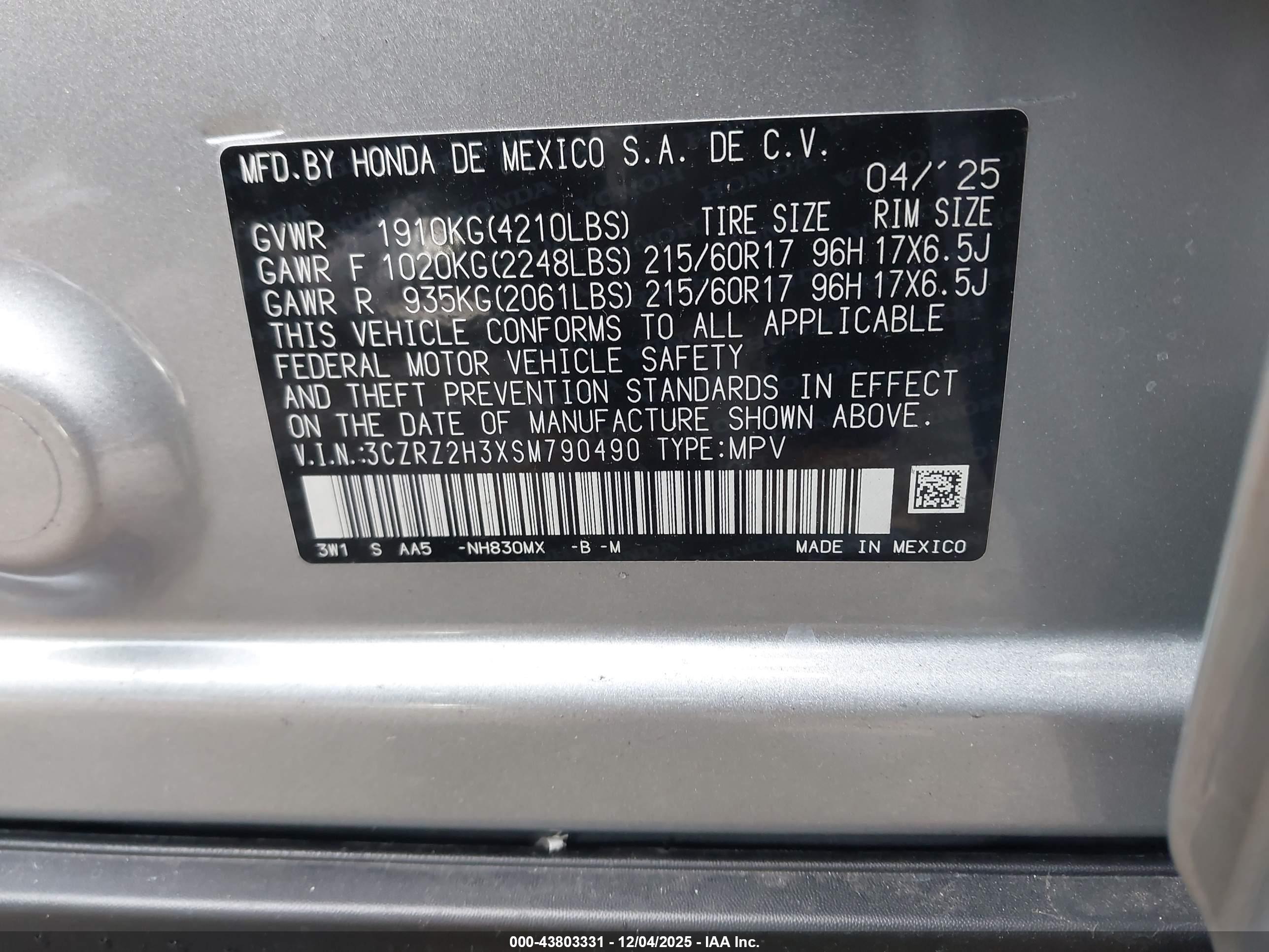 HONDA HR-V image 9