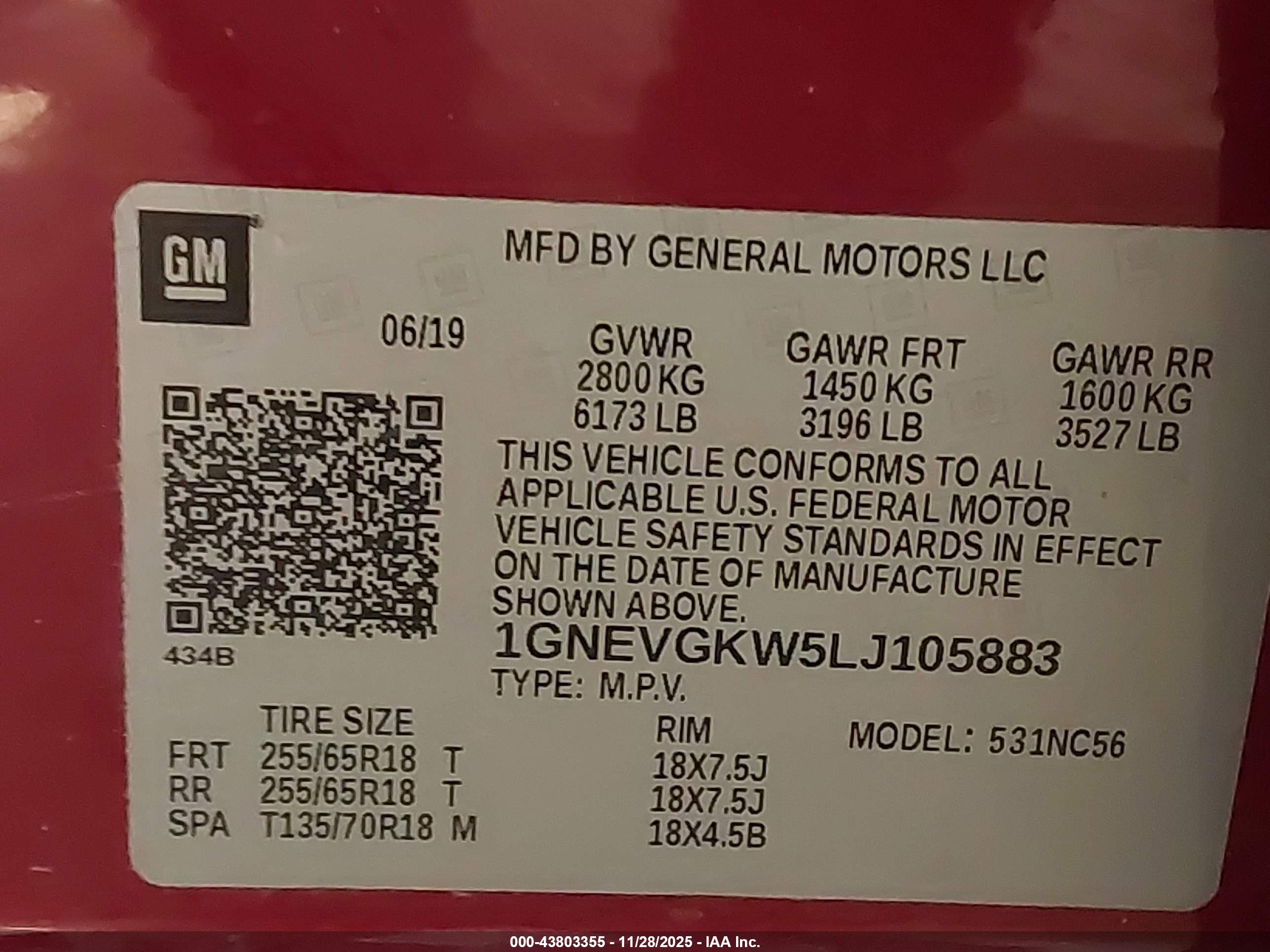 CHEVROLET TRAVERSE image 9