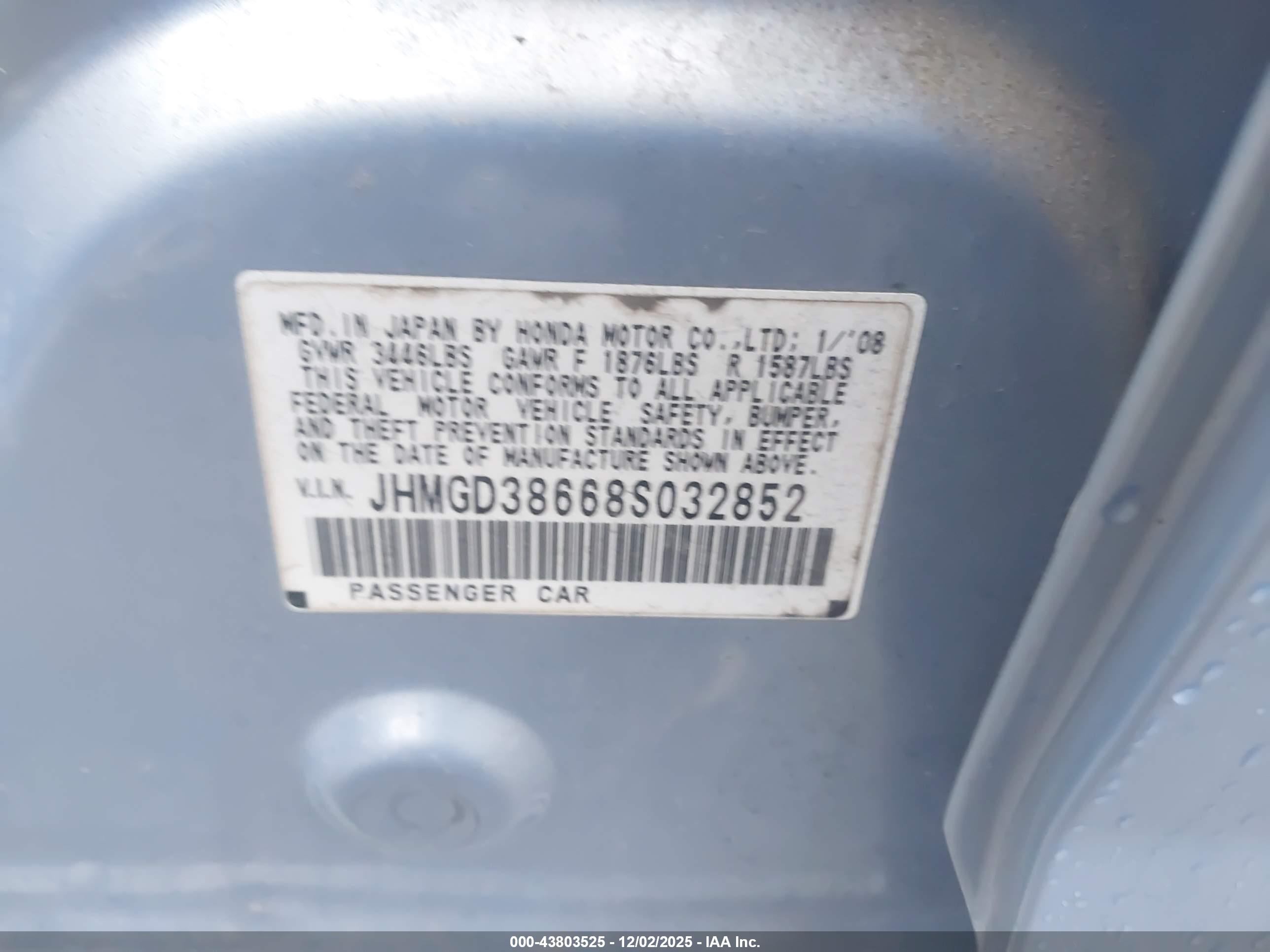 HONDA FIT image 9