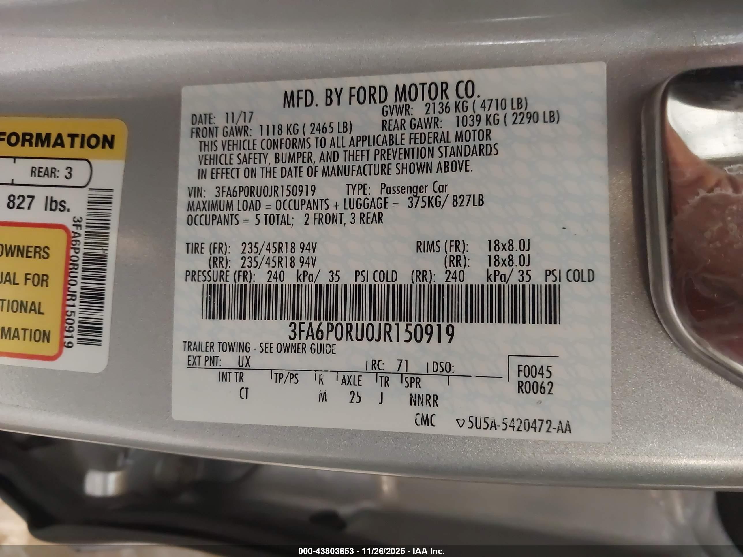 FORD FUSION image 9