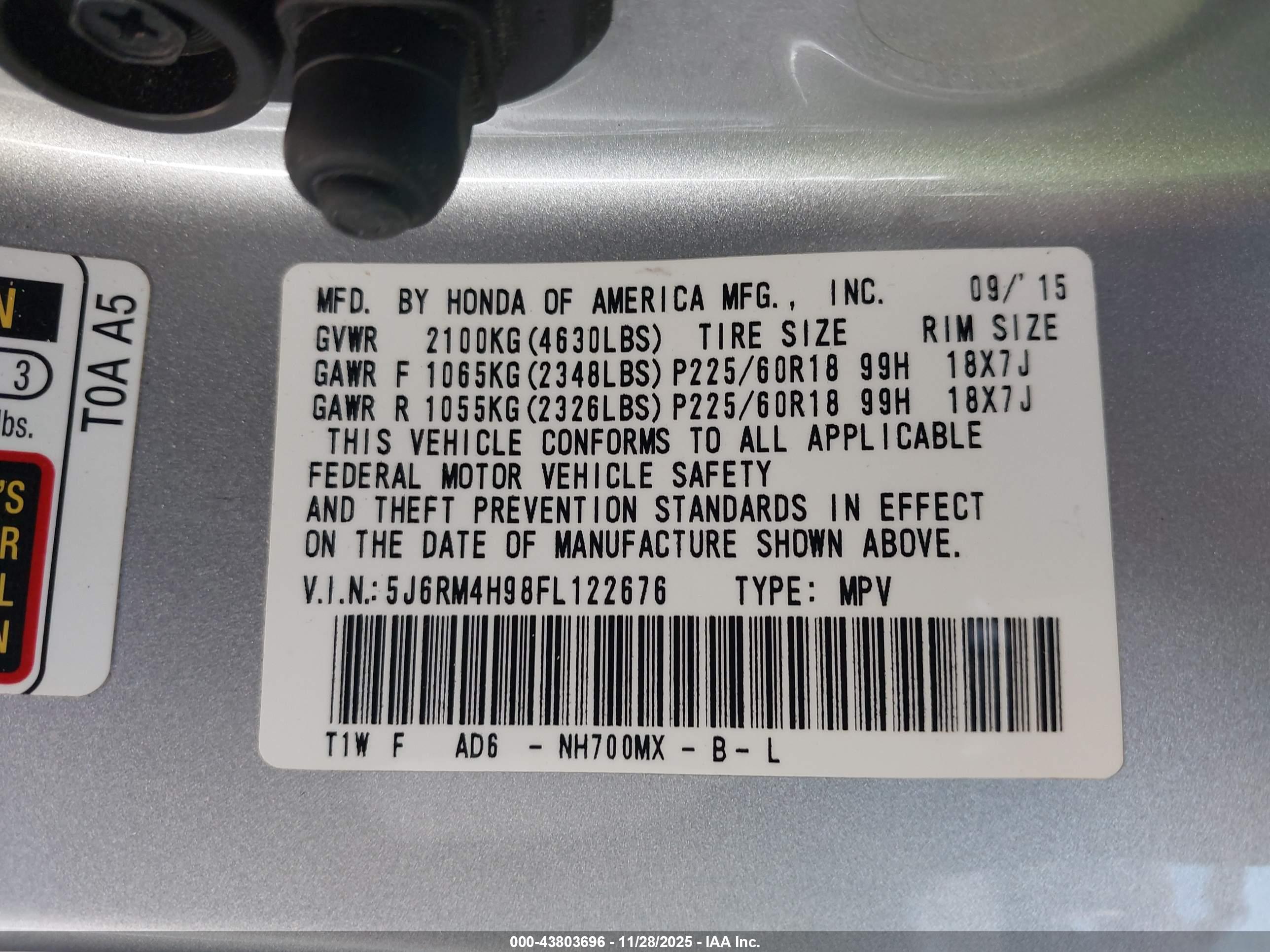 HONDA CR-V image 9
