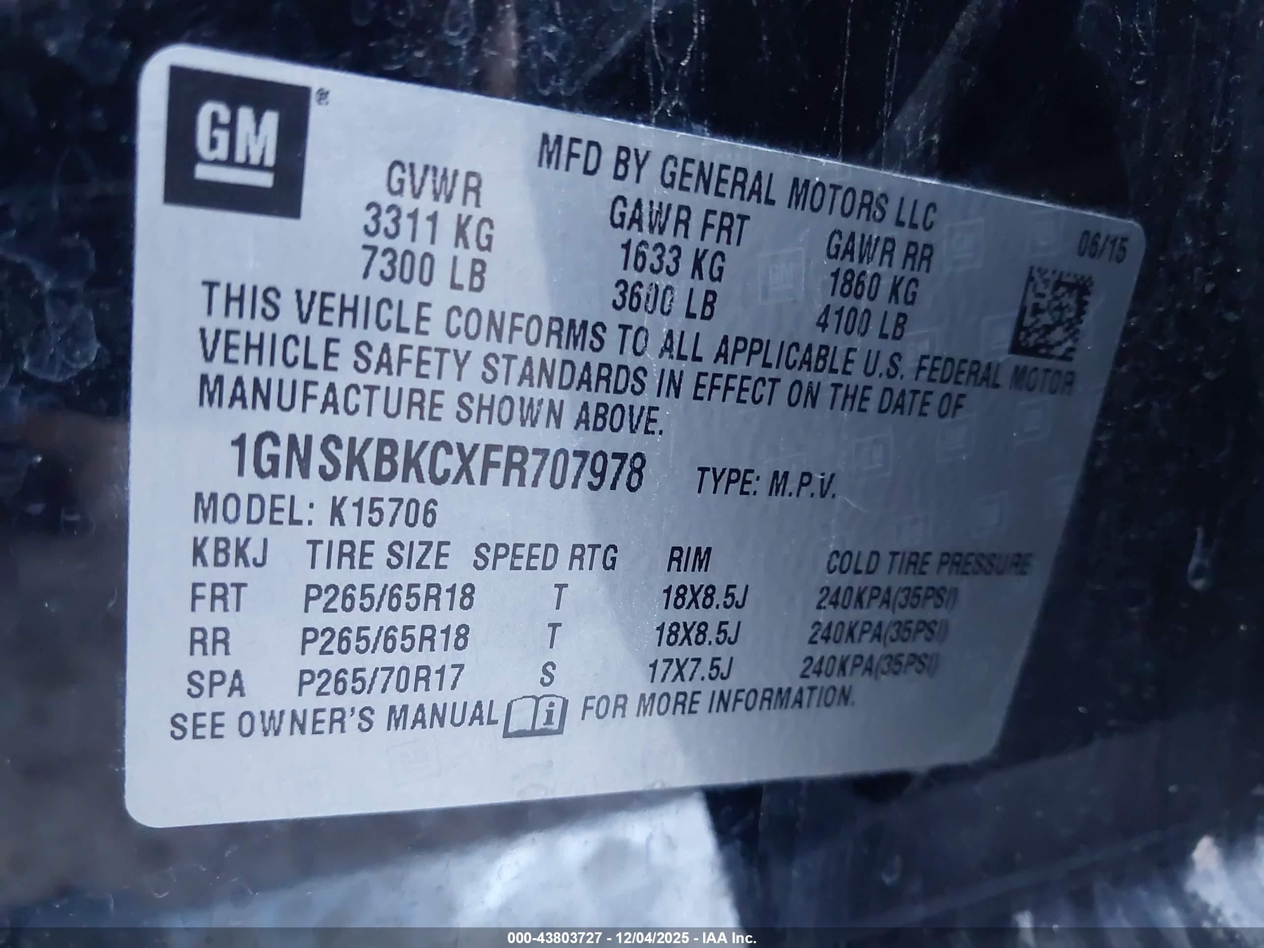 CHEVROLET TAHOE image 9