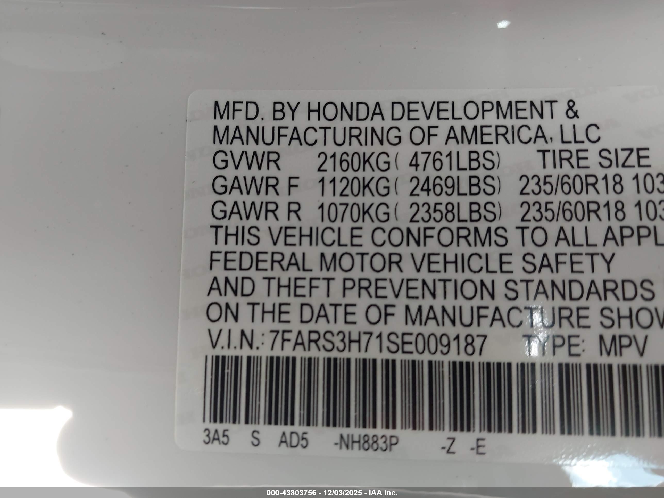 HONDA CR-V image 9