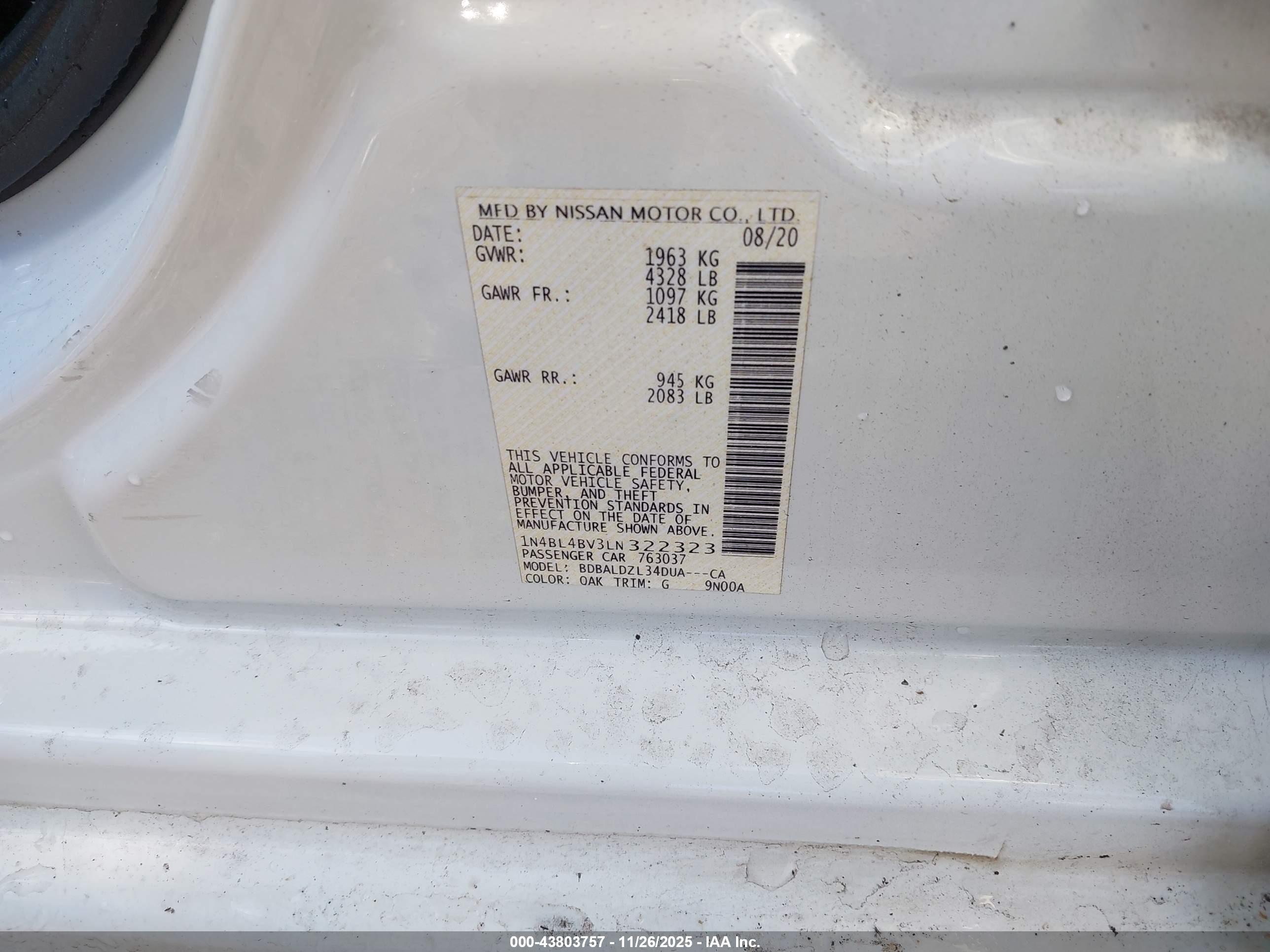 NISSAN ALTIMA image 9