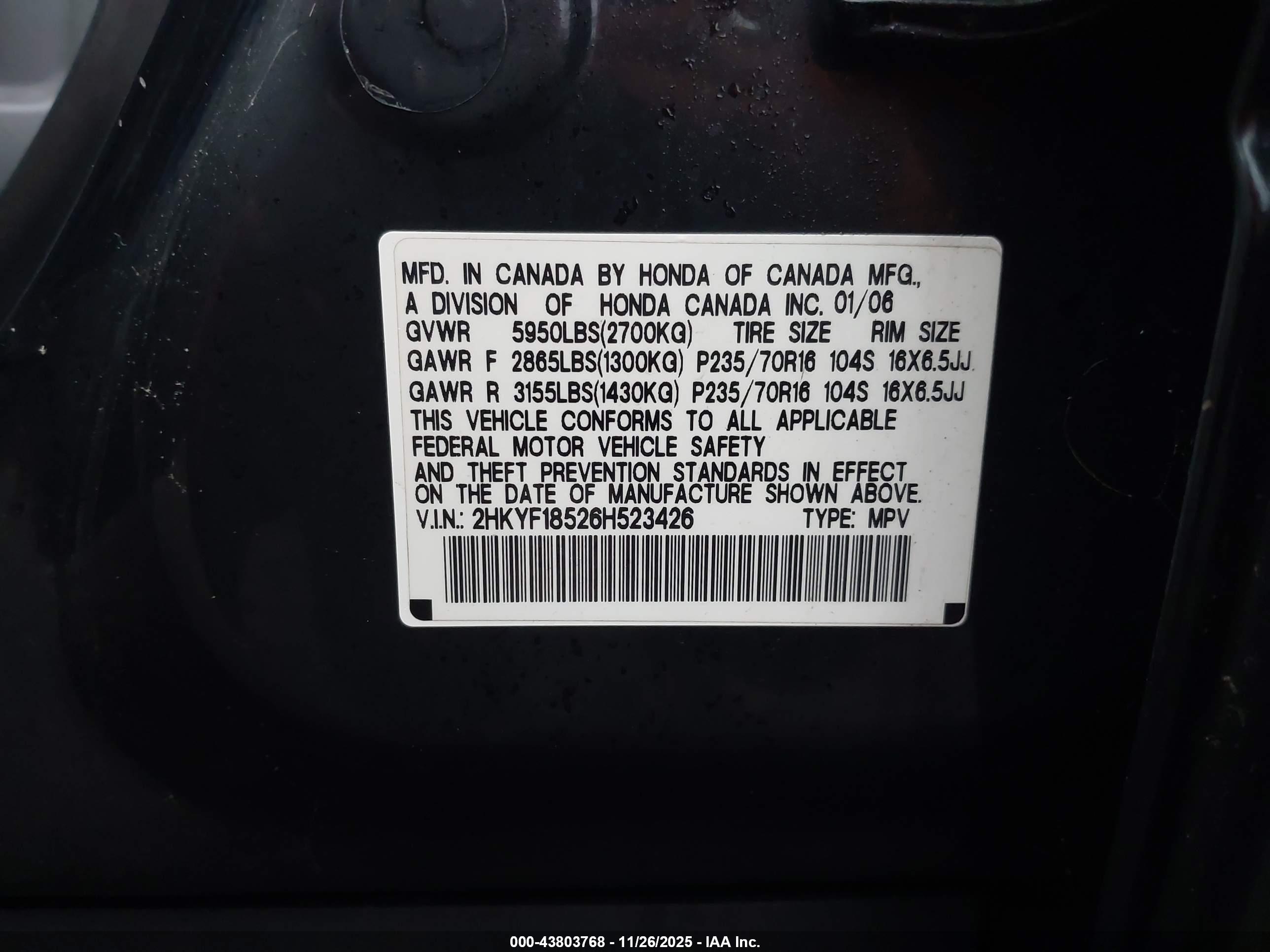 HONDA PILOT image 9