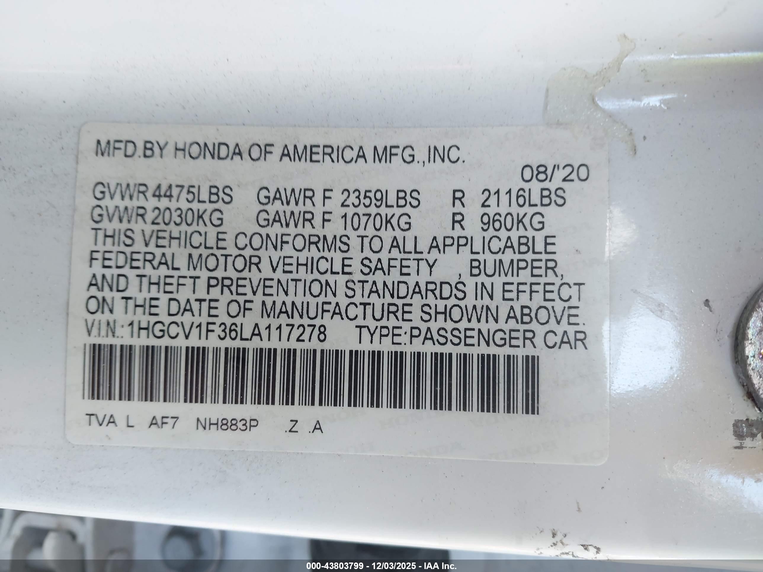 HONDA ACCORD image 9