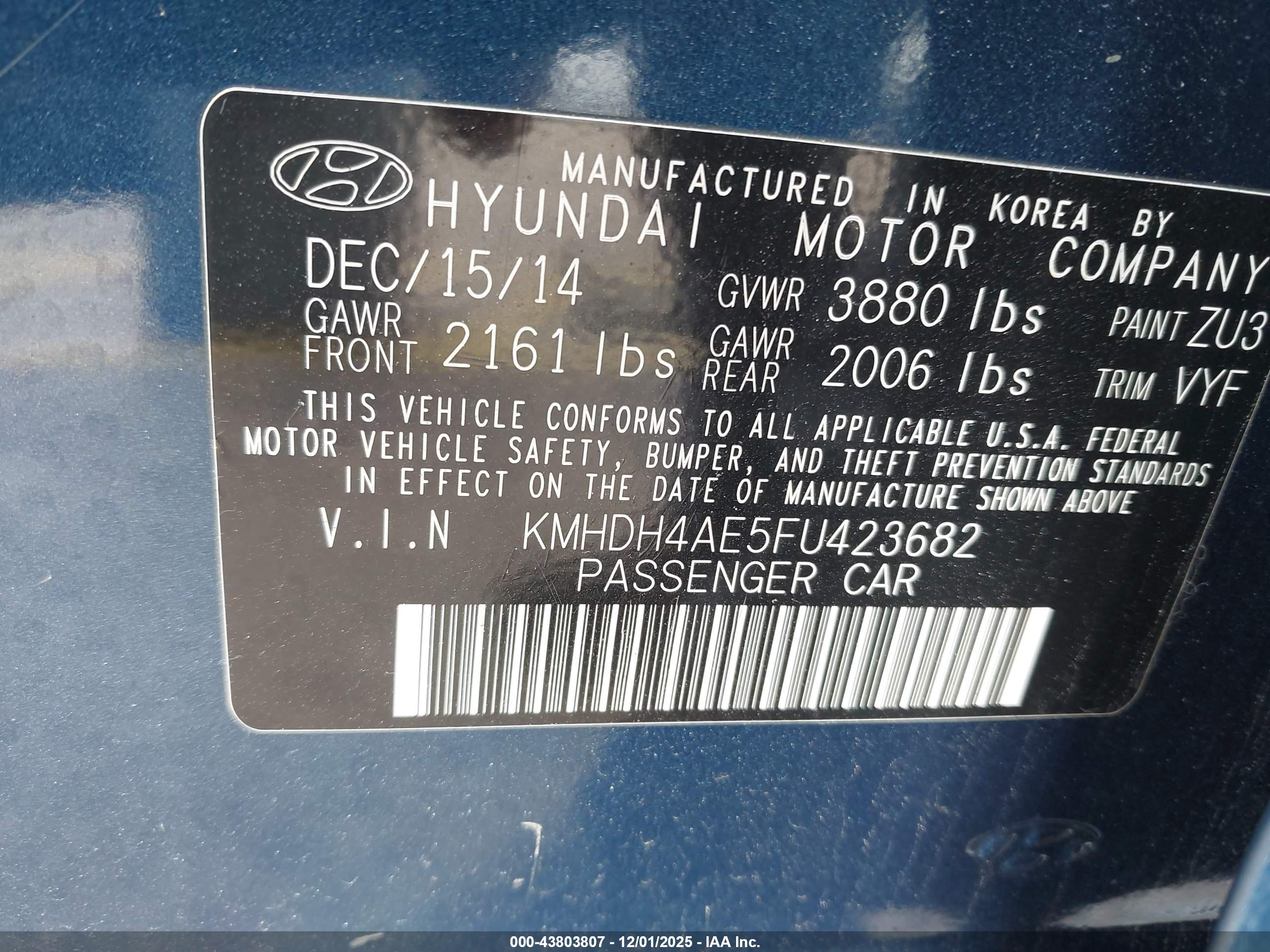 HYUNDAI ELANTRA image 9