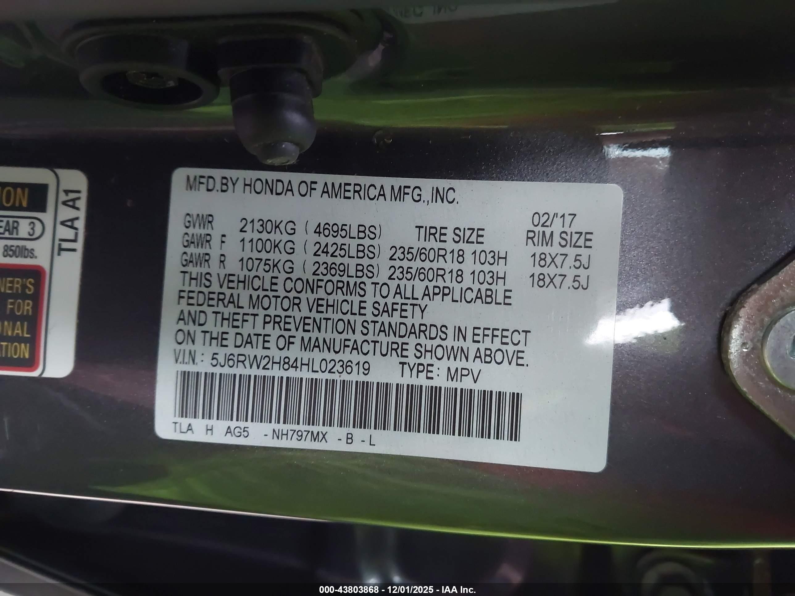 HONDA CR-V image 9