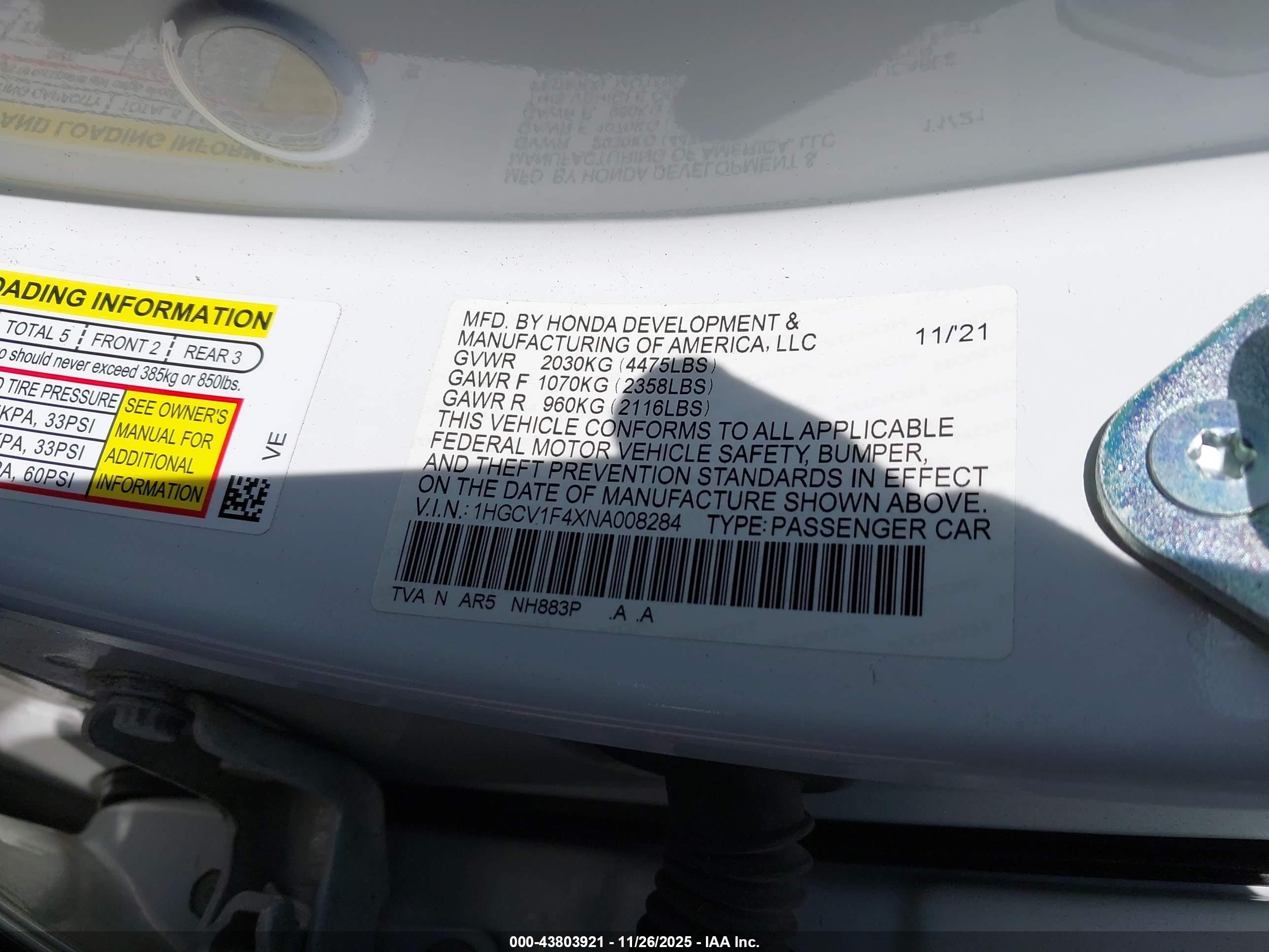 HONDA ACCORD image 9