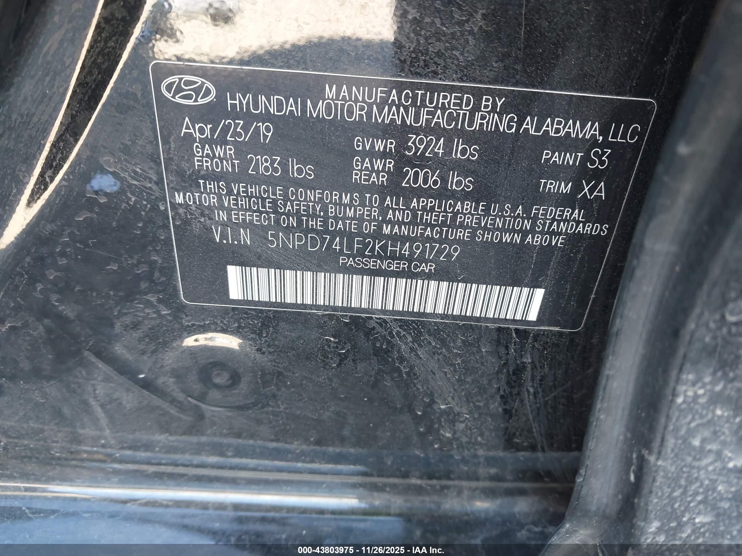 HYUNDAI ELANTRA image 9