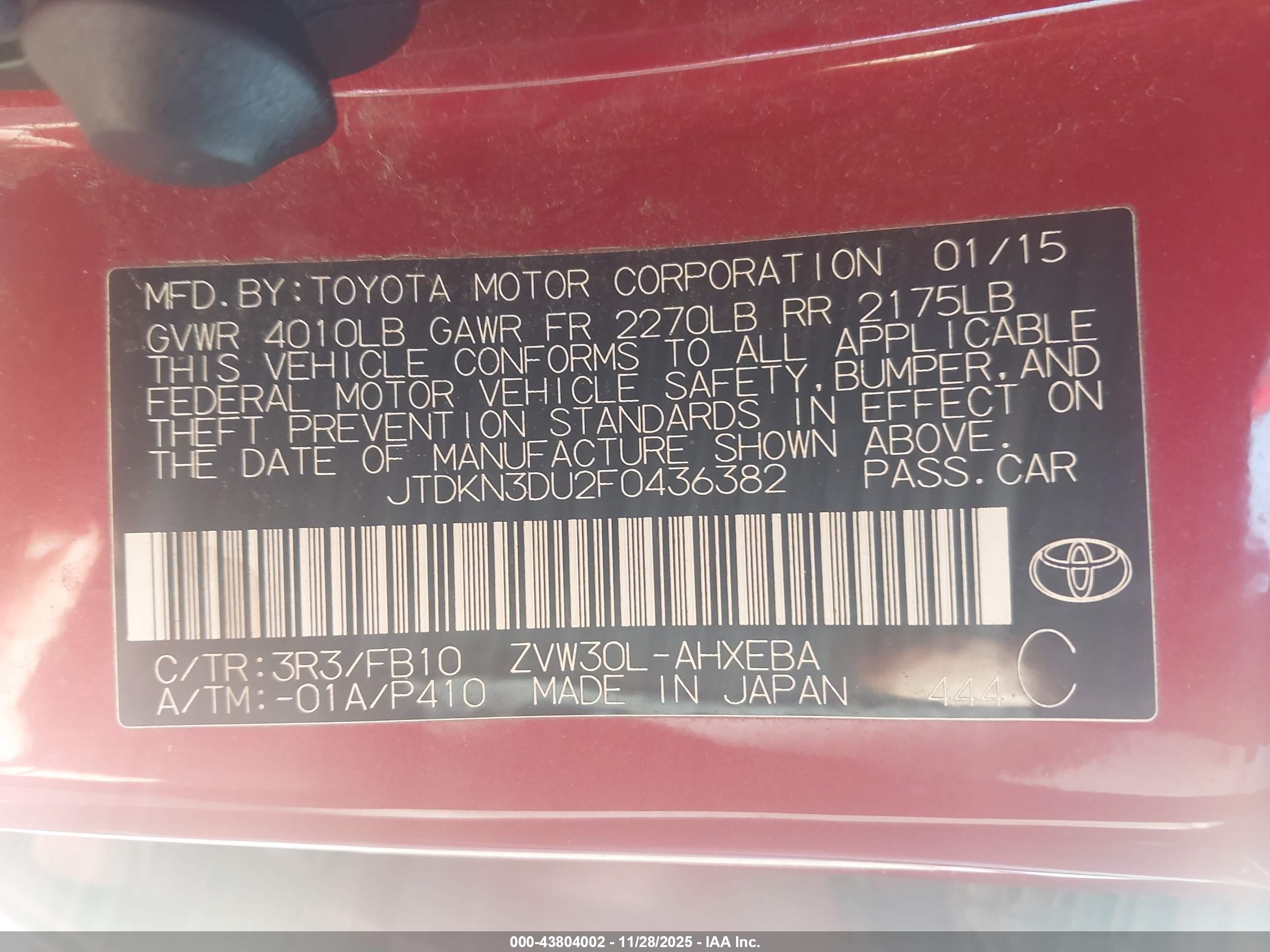 TOYOTA PRIUS image 9