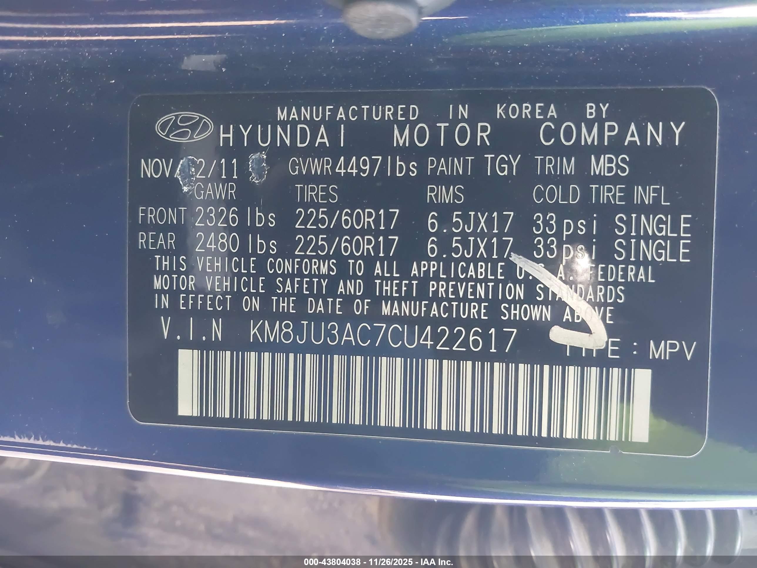 HYUNDAI TUCSON image 9