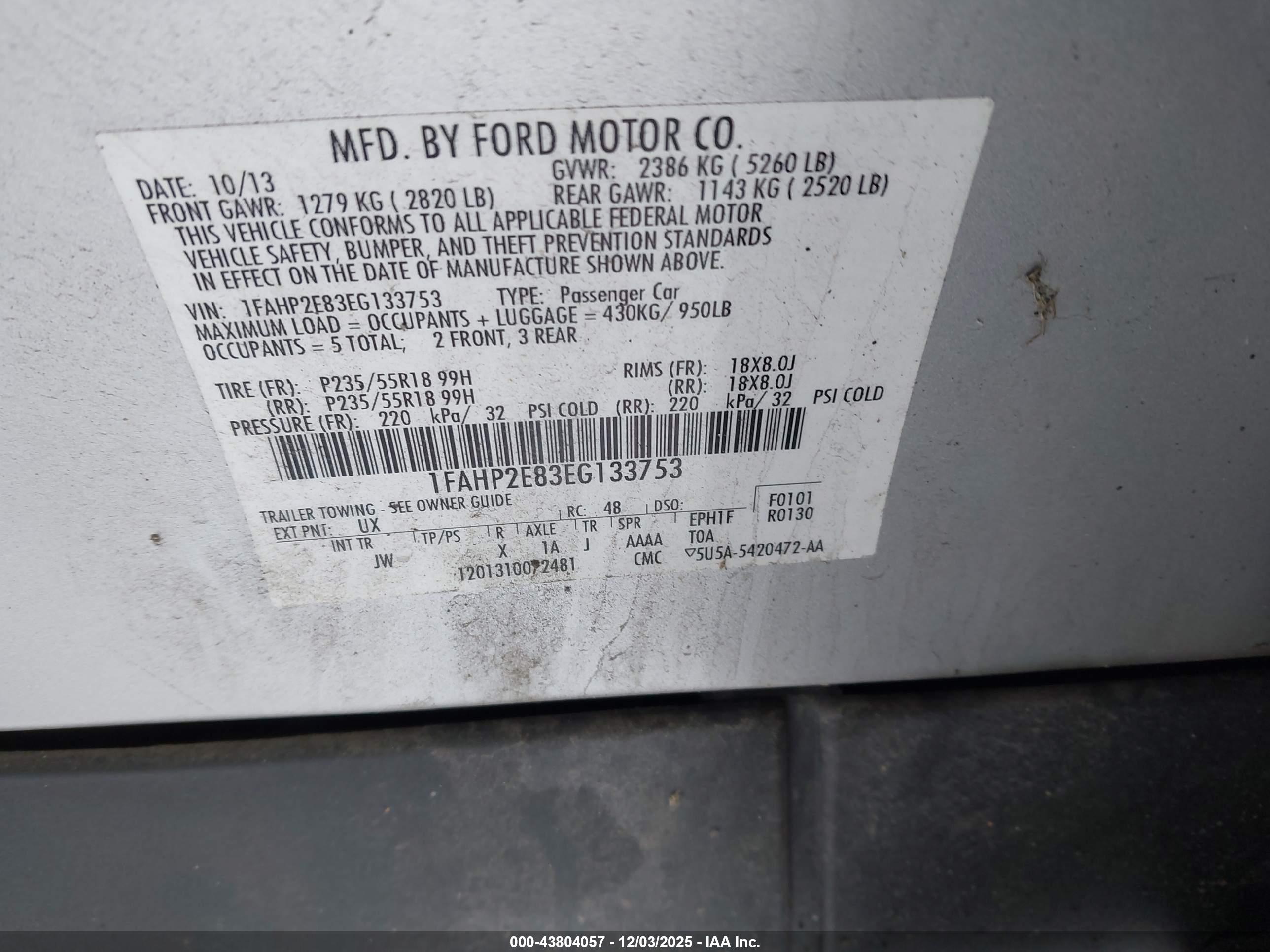 FORD TAURUS image 9