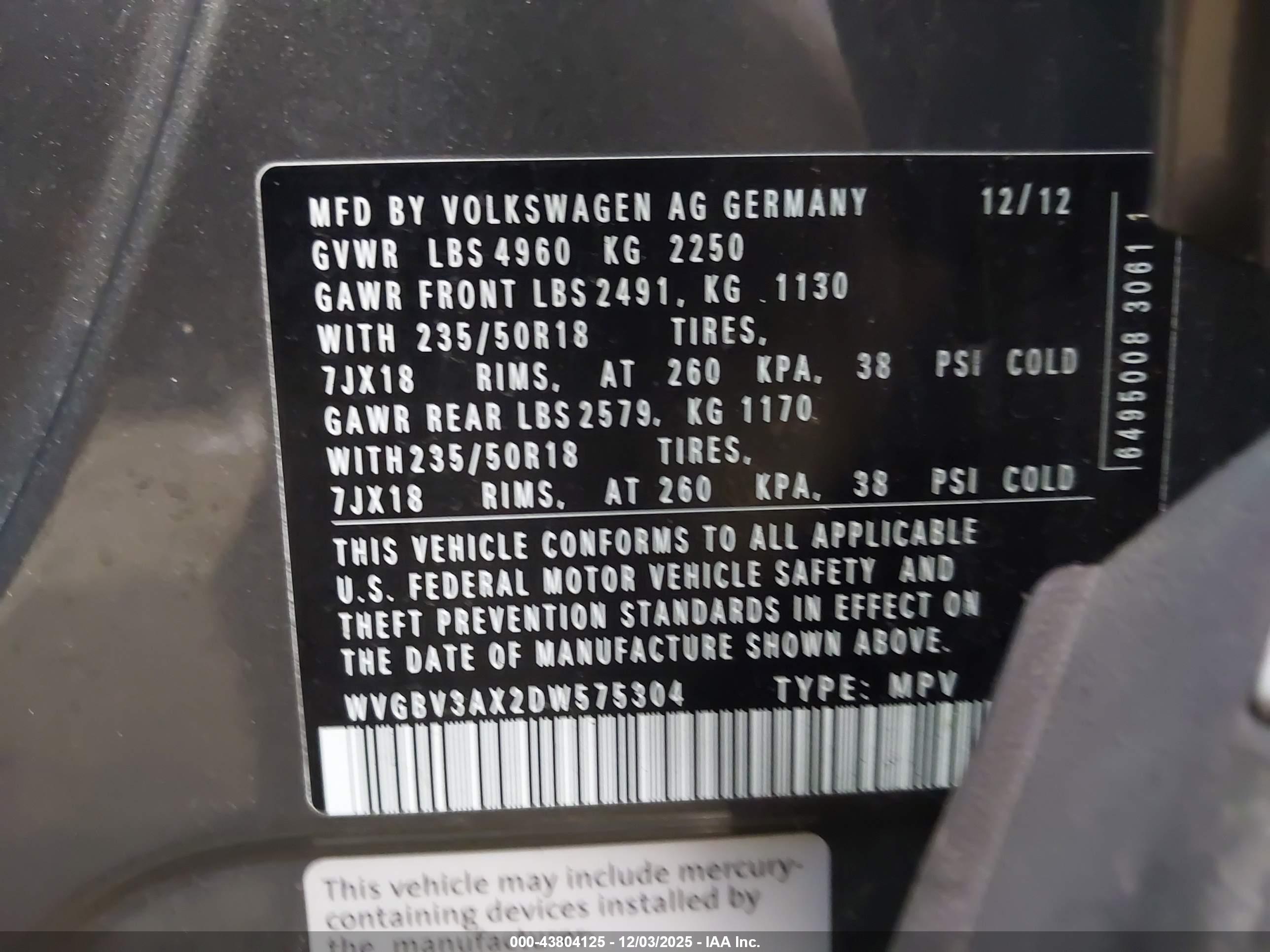 VOLKSWAGEN TIGUAN image 9