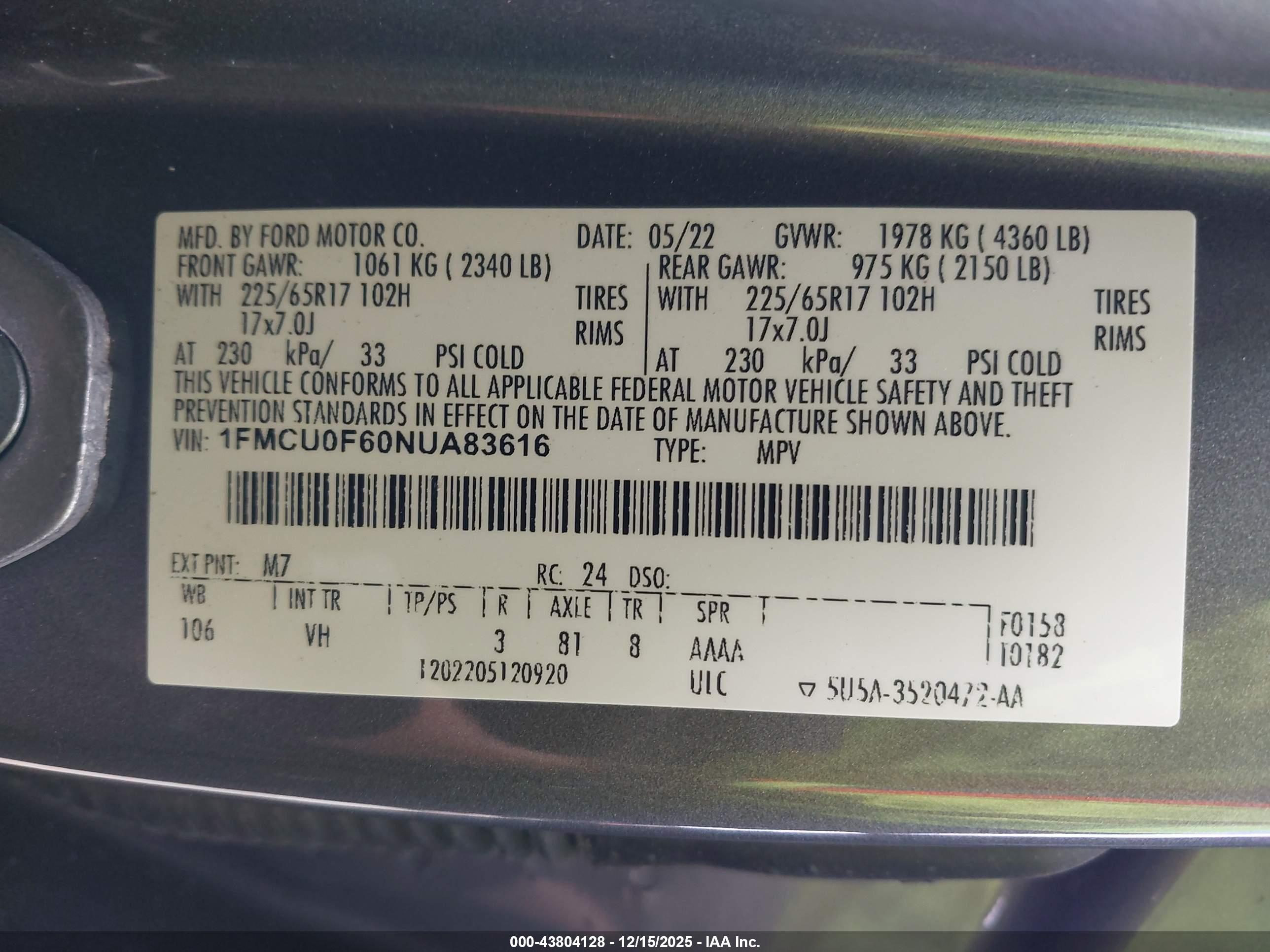 FORD ESCAPE image 9