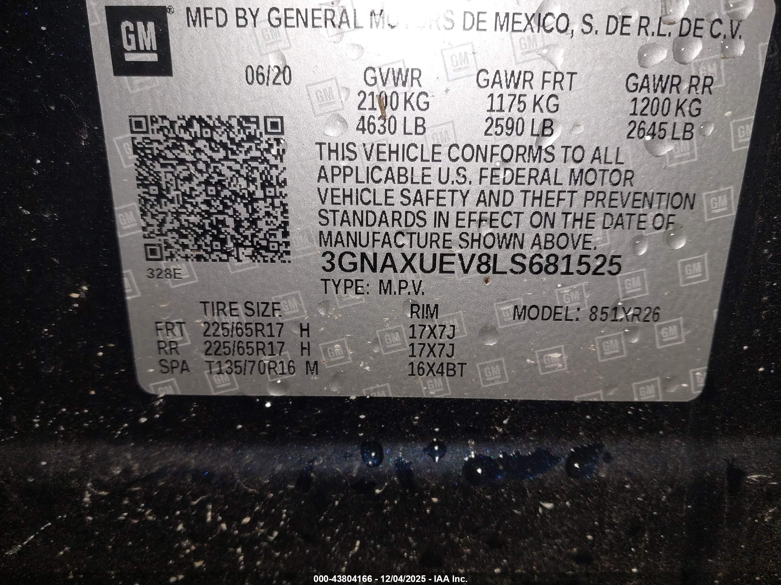CHEVROLET EQUINOX image 9