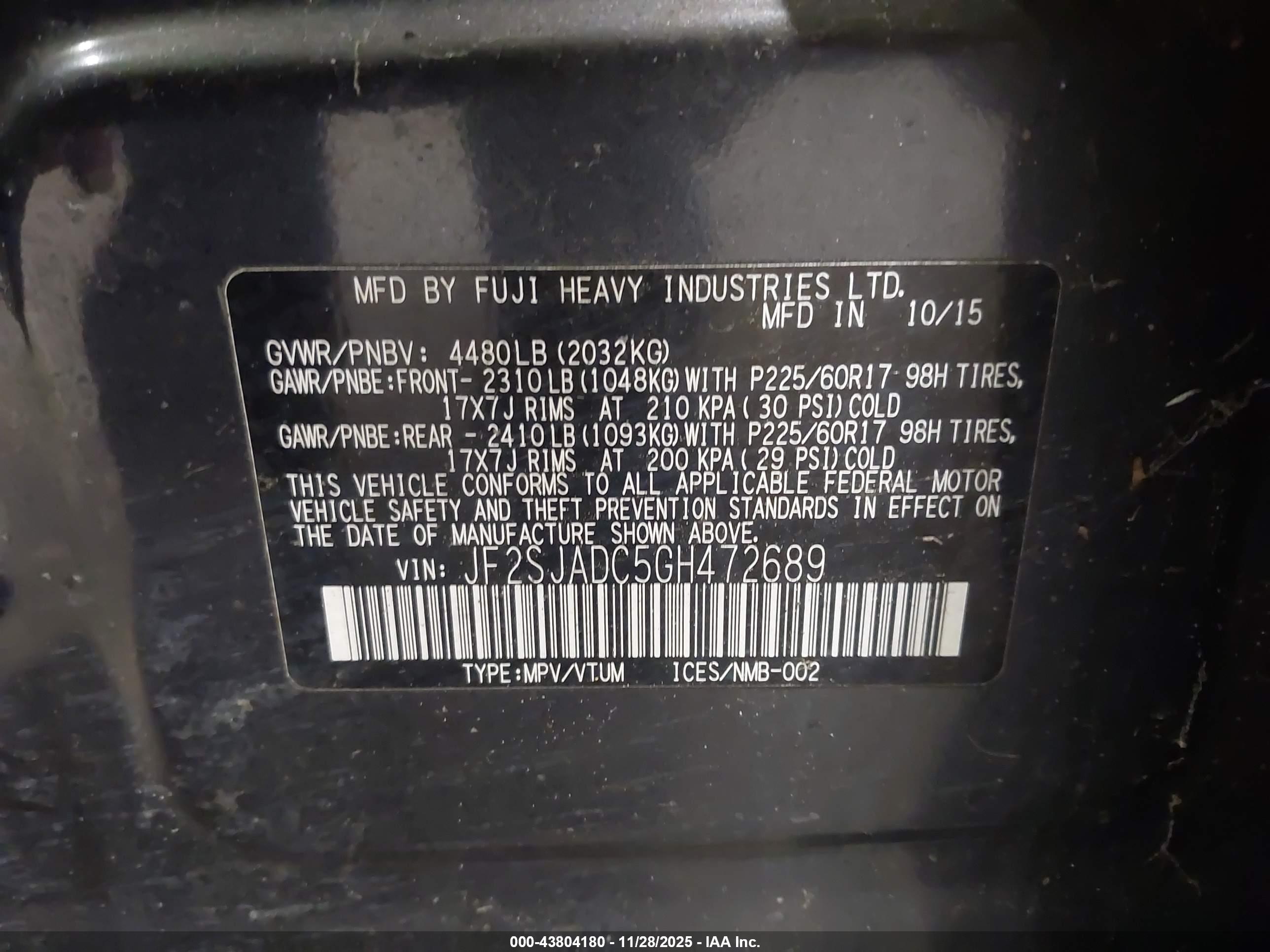 SUBARU FORESTER image 9