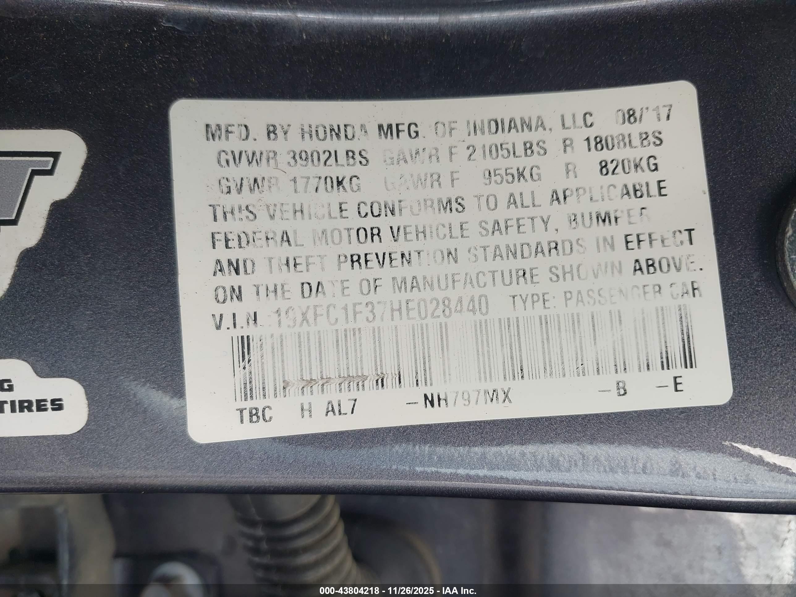 HONDA CIVIC image 9