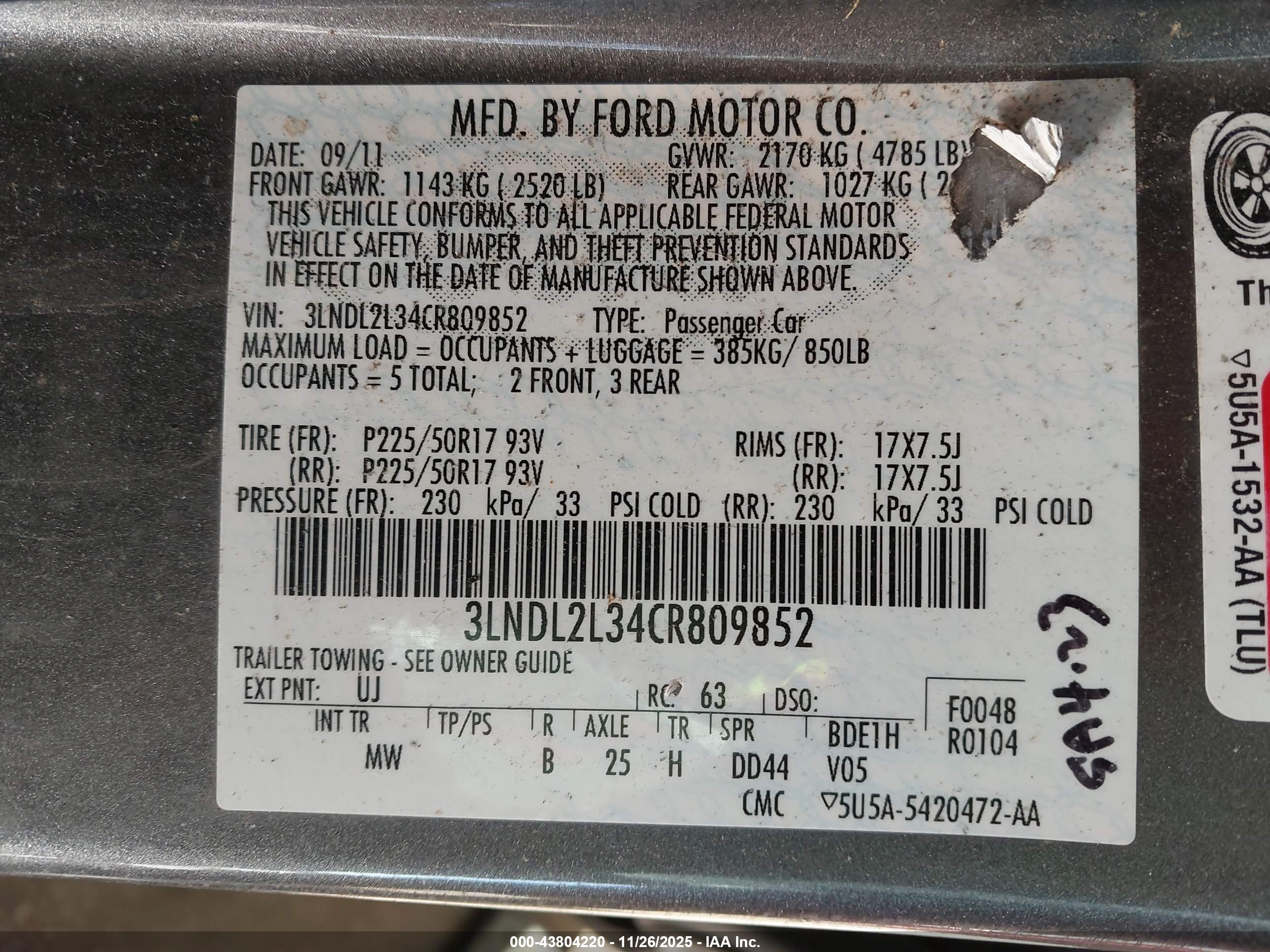 LINCOLN MKZ image 9