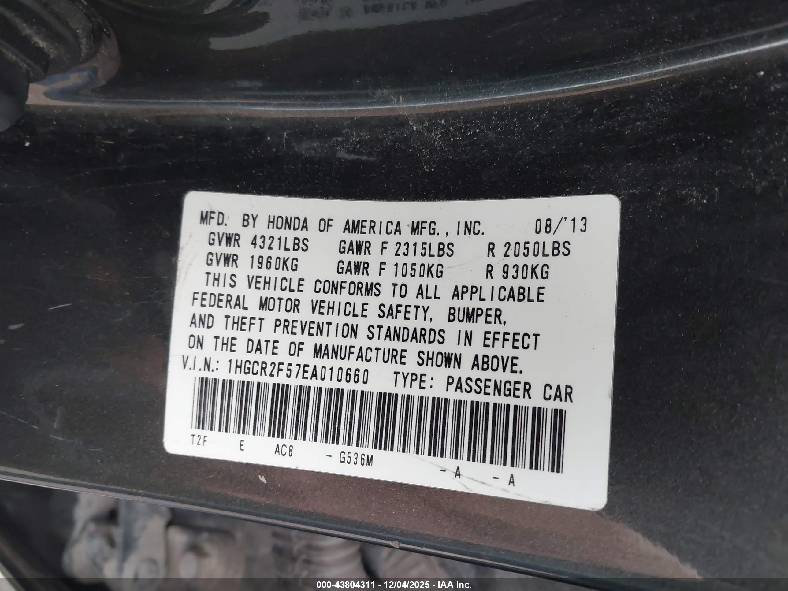 HONDA ACCORD image 9