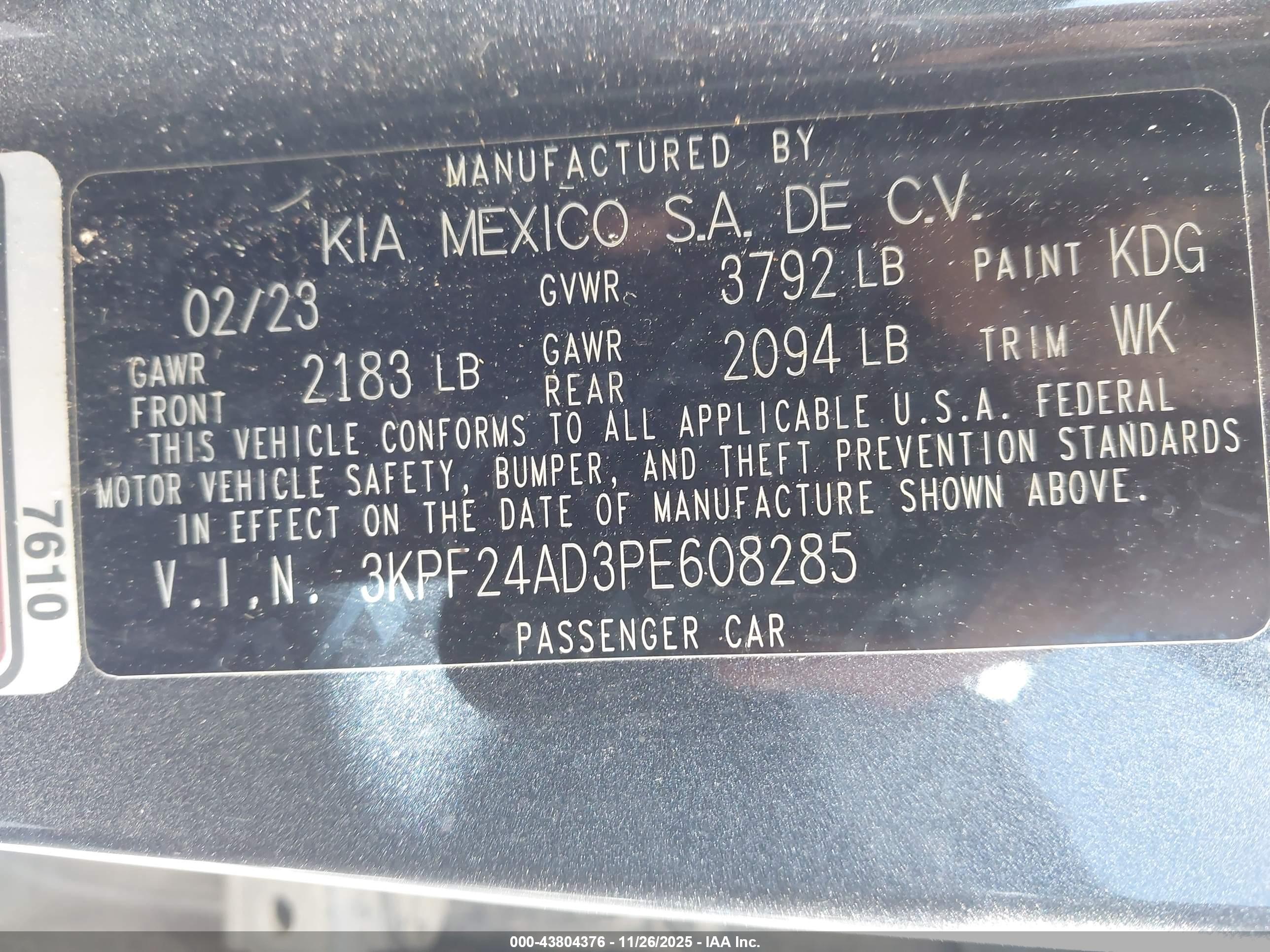 KIA FORTE image 9