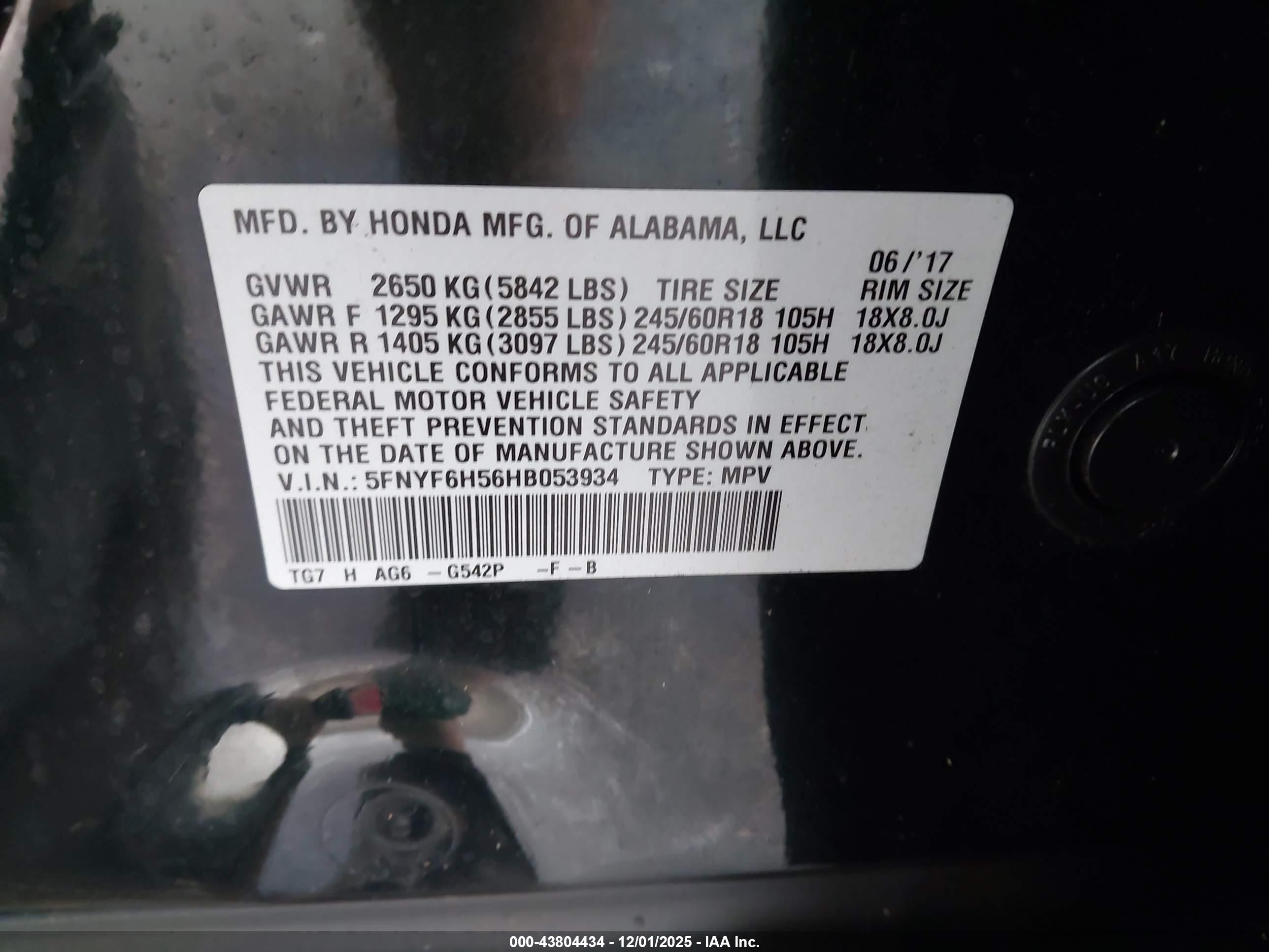 HONDA PILOT image 9