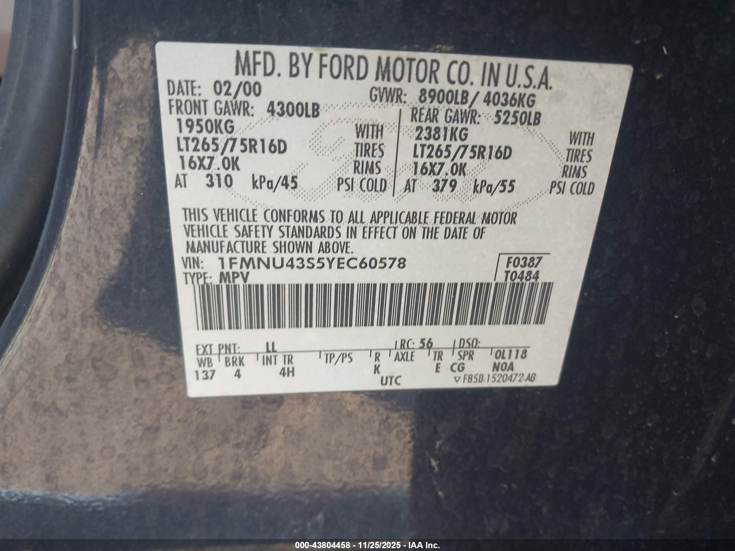 FORD EXCURSION image 9