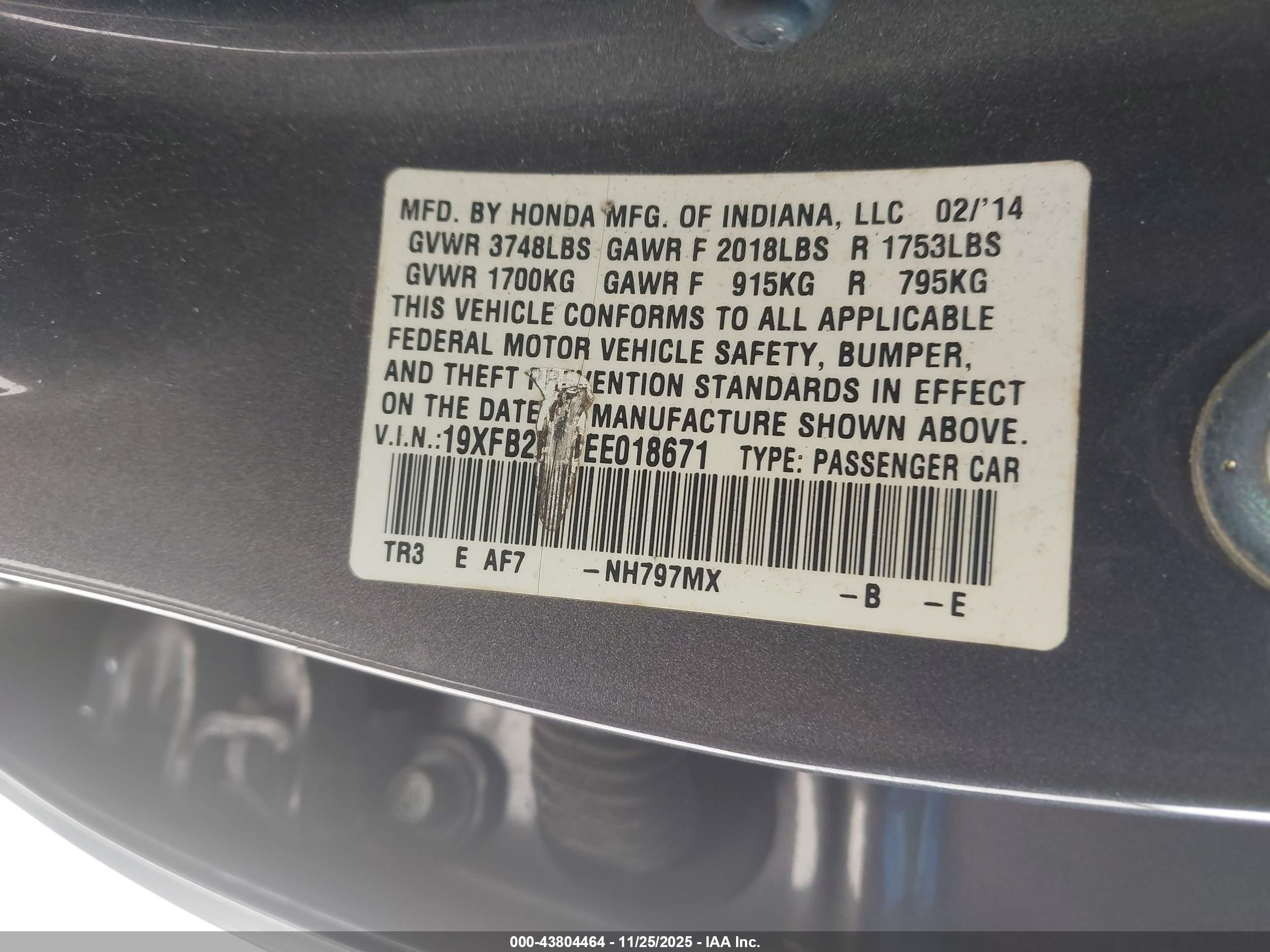 HONDA CIVIC image 9