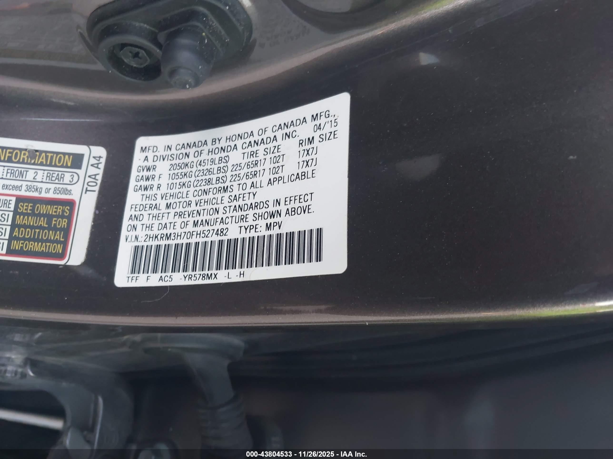 HONDA CR-V image 9