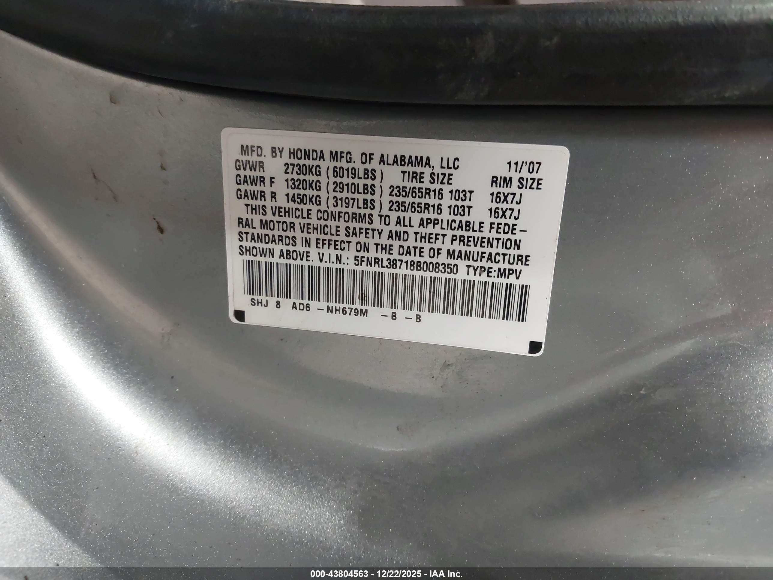 HONDA ODYSSEY image 9