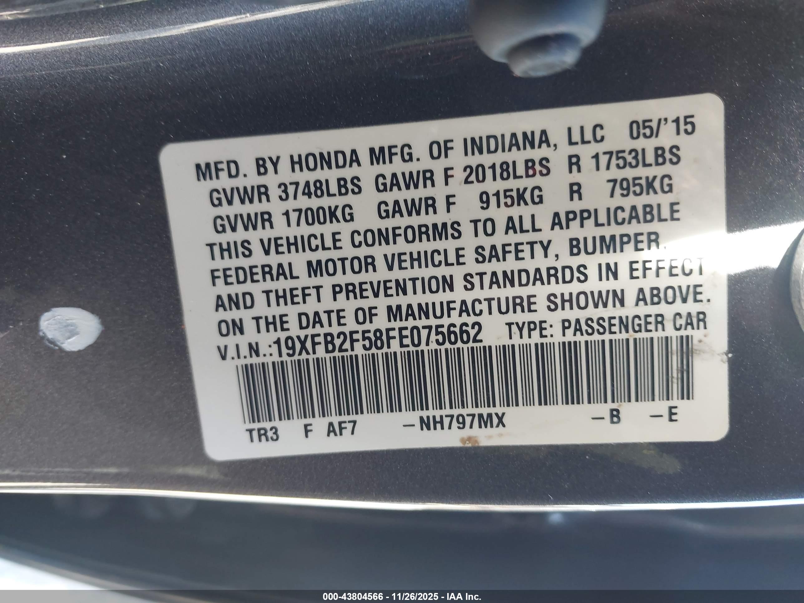 HONDA CIVIC image 9